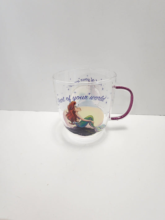 Disney The Little Mermaid Ariel Part Of Your World Glass Mug - Mugs - Gift Mugs - Songs - Disney - Disney Gifts - The Little Mermaid