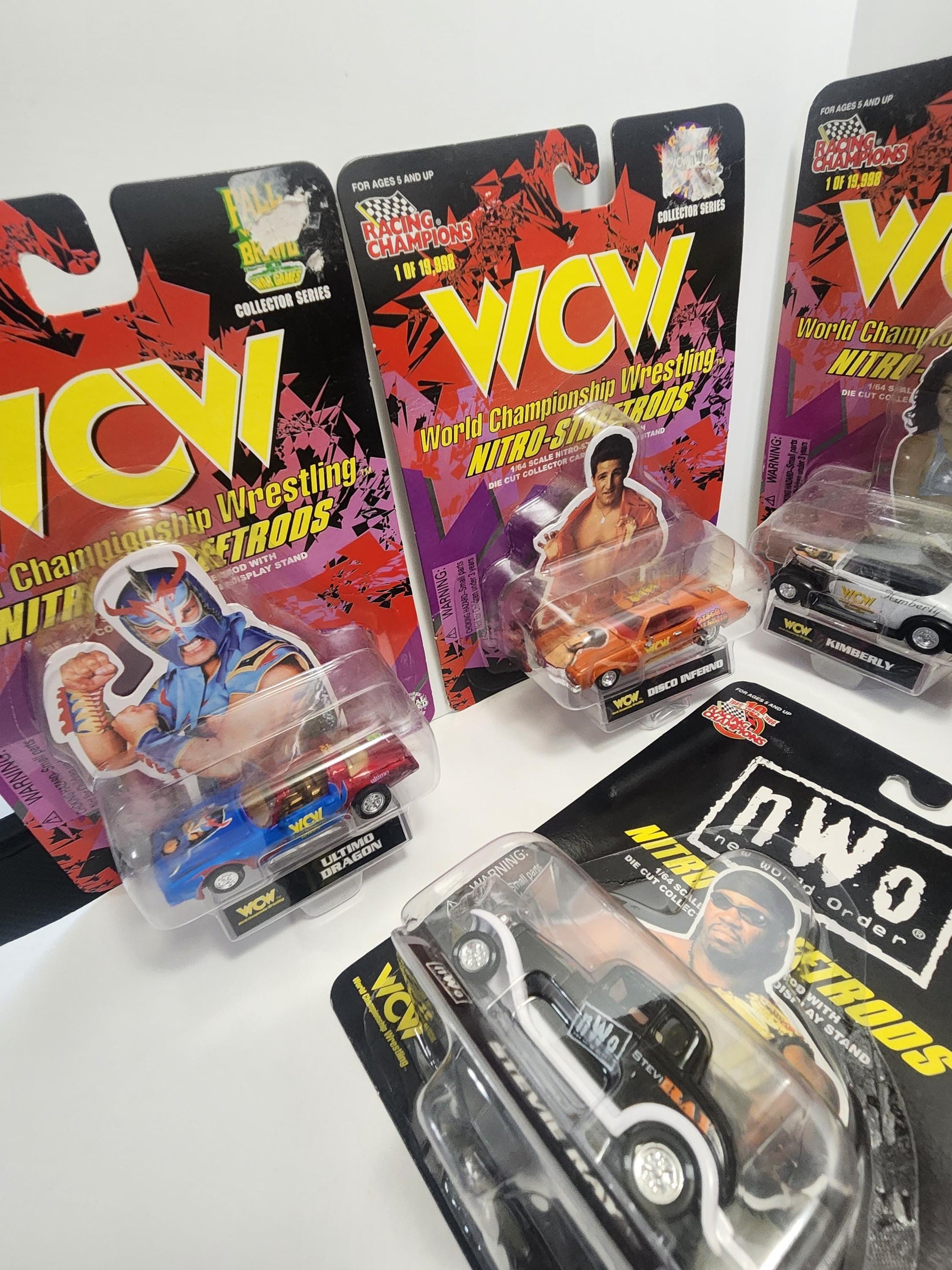 WCW Racing Champions Collectable Cars - Sting - Kevin Nash - Goldberg - Racing Champions - Cars - Wrestling - Wcw