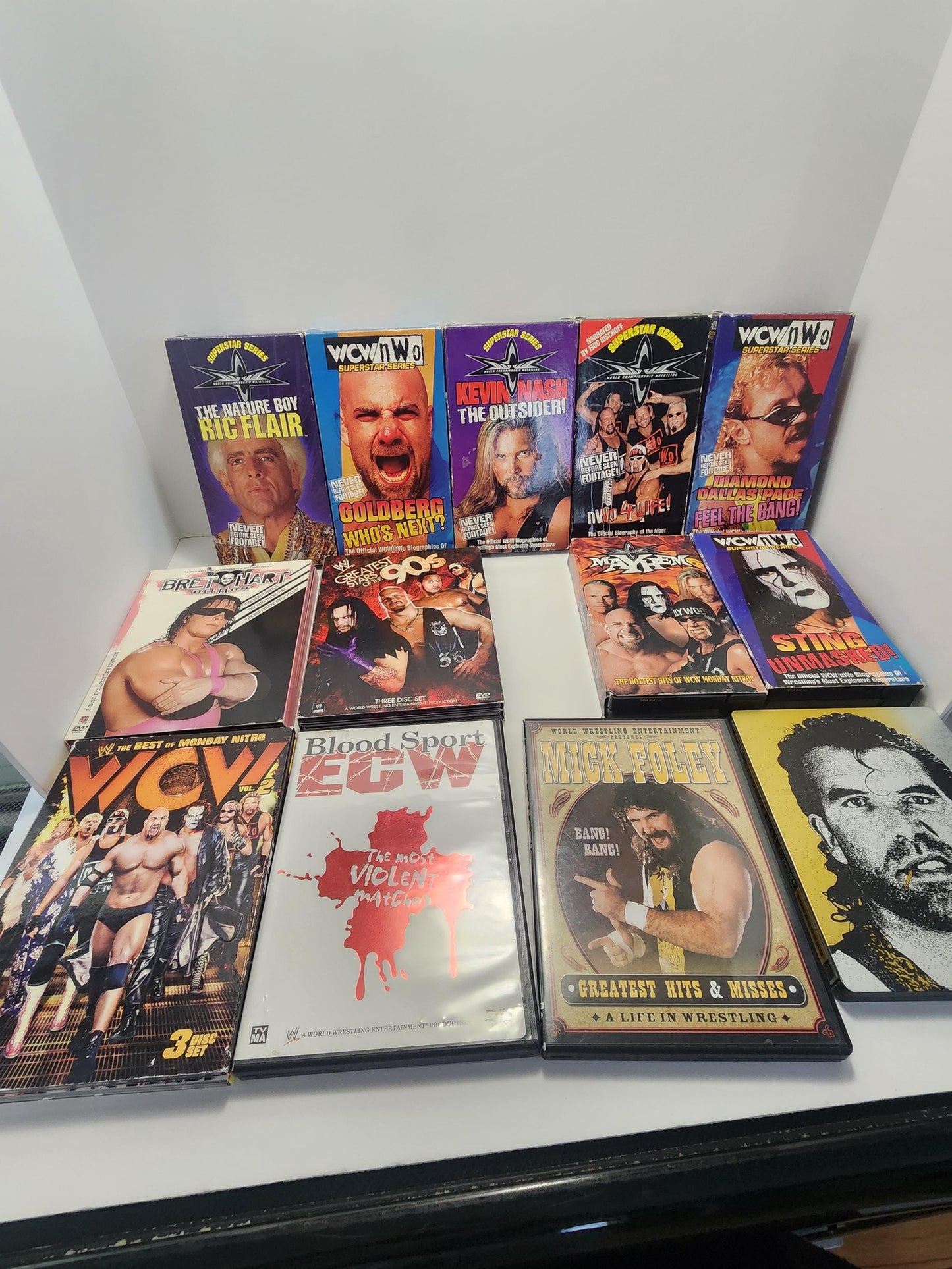 Wrestling Dvd - Wwf - WWE- Ecw - Wcw - Dvds - Wrestling - Vintage Wrestling