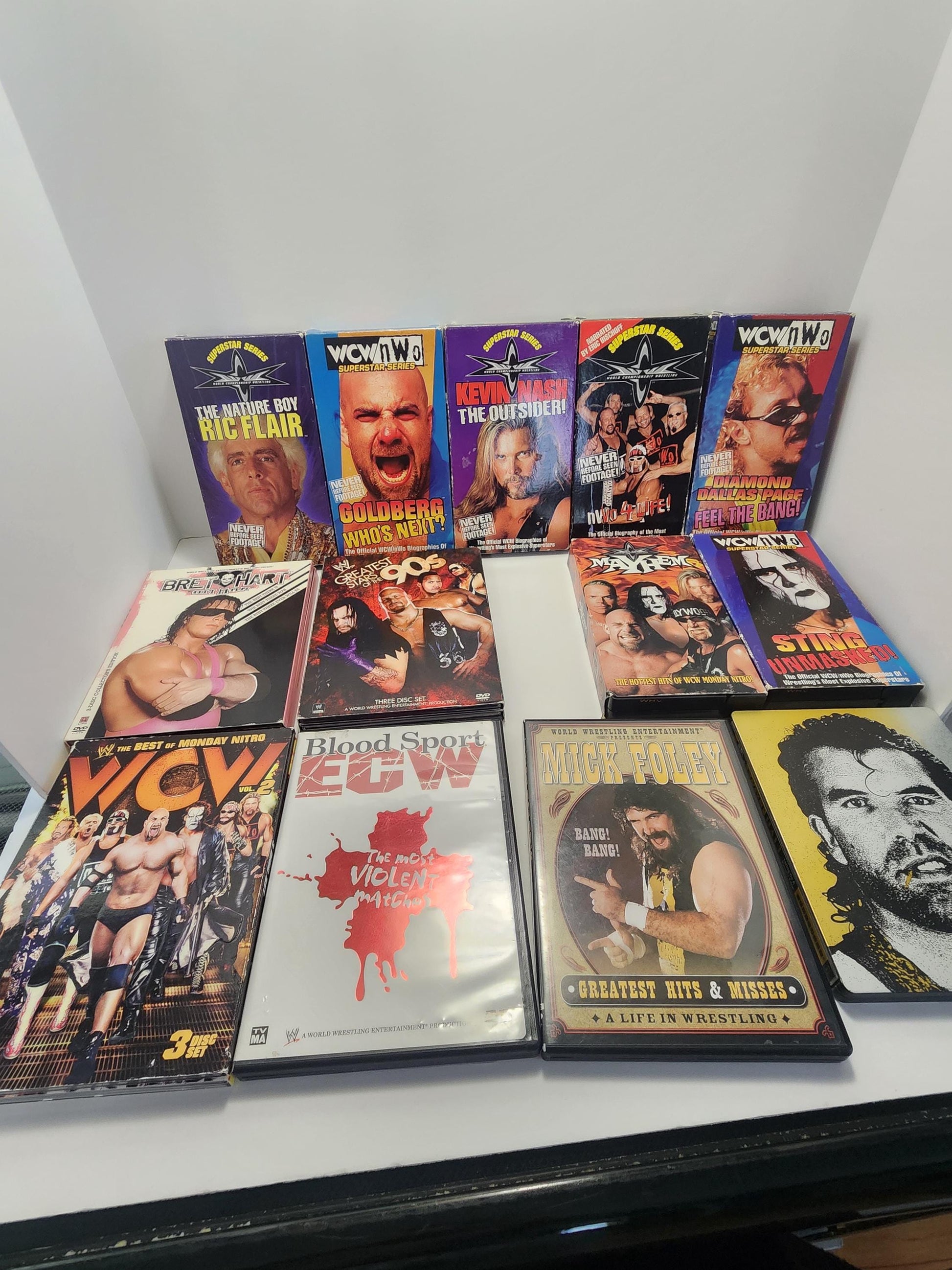 Wrestling Dvd - Wwf - WWE- Ecw - Wcw - Dvds - Wrestling - Vintage Wrestling