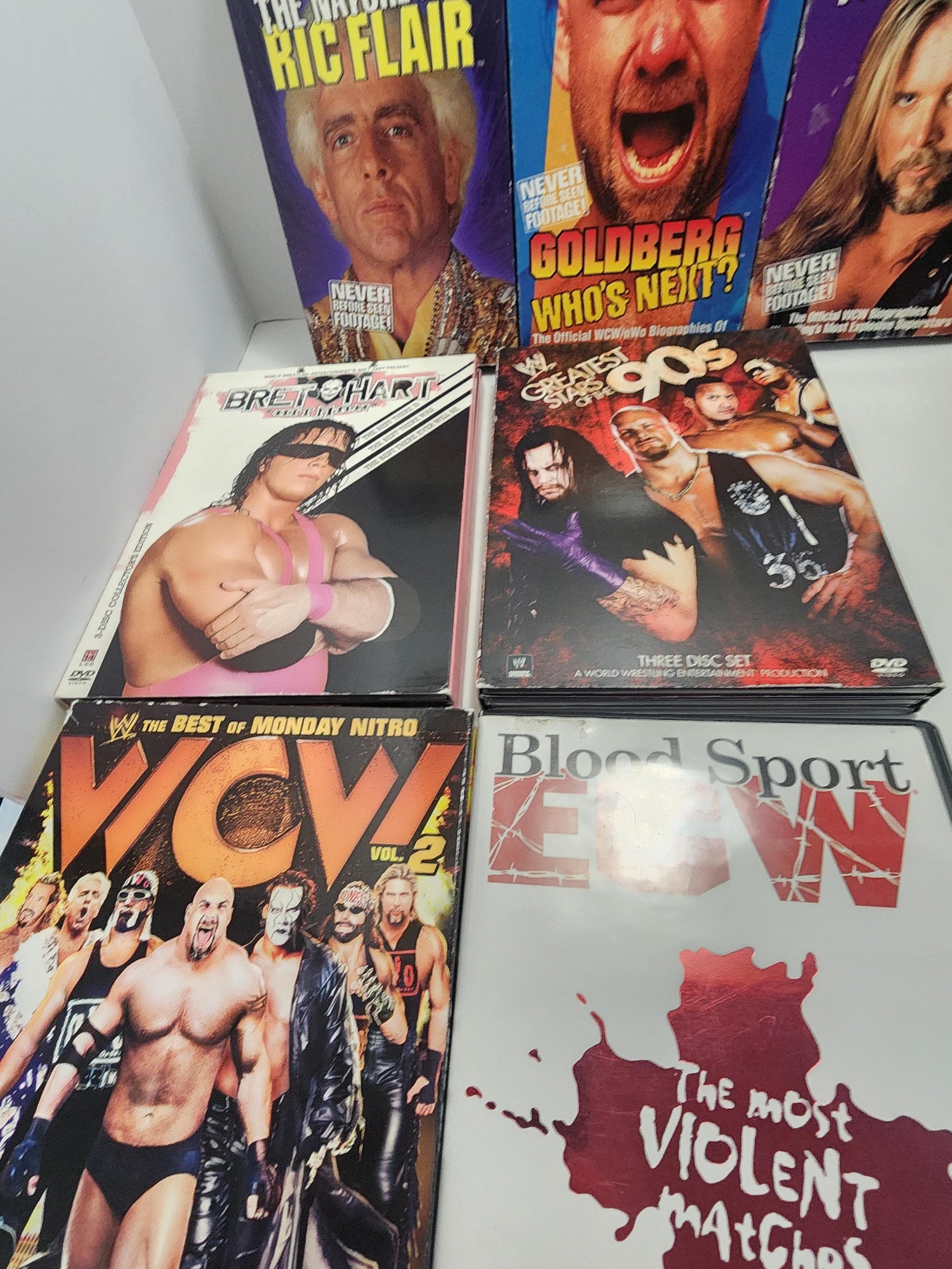 Wrestling Dvd - Wwf - WWE- Ecw - Wcw - Dvds - Wrestling - Vintage Wrestling