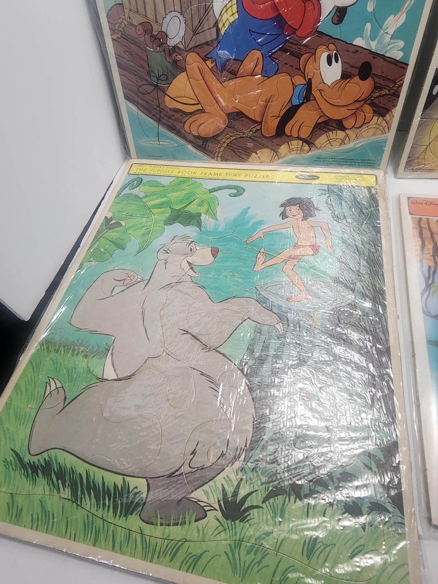 Vintage Puzzles - Rescur Rangers - Chip & Dale - Jungle Book - Mickey Mouse - Children's Puzzles - Puzzles - Decor - Cartoons