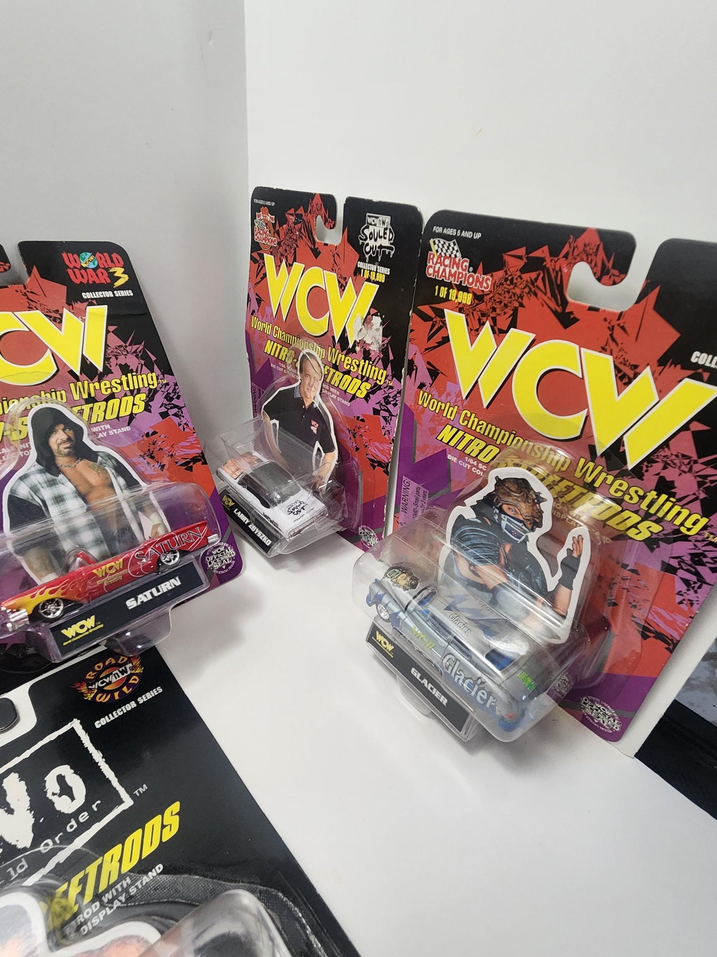 WCW Racing Champions Collectable Cars - Sting - Kevin Nash - Goldberg - Racing Champions - Cars - Wrestling - Wcw