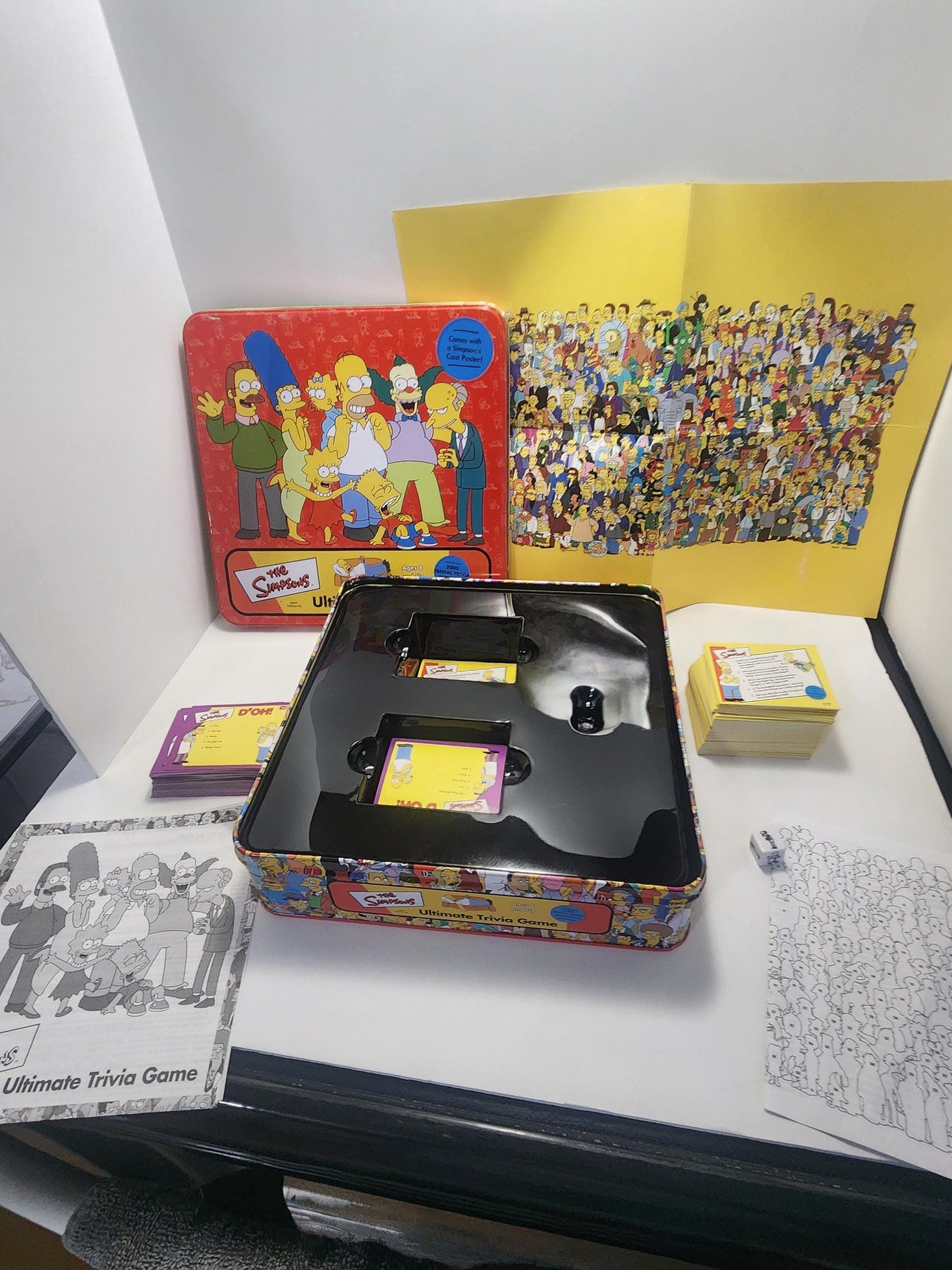 The Simpsons Vintage 2001 Trivia Game - Trivia - Trivia Games - Games - Family Game Night - Board Games - The Simpsons - Simpsons