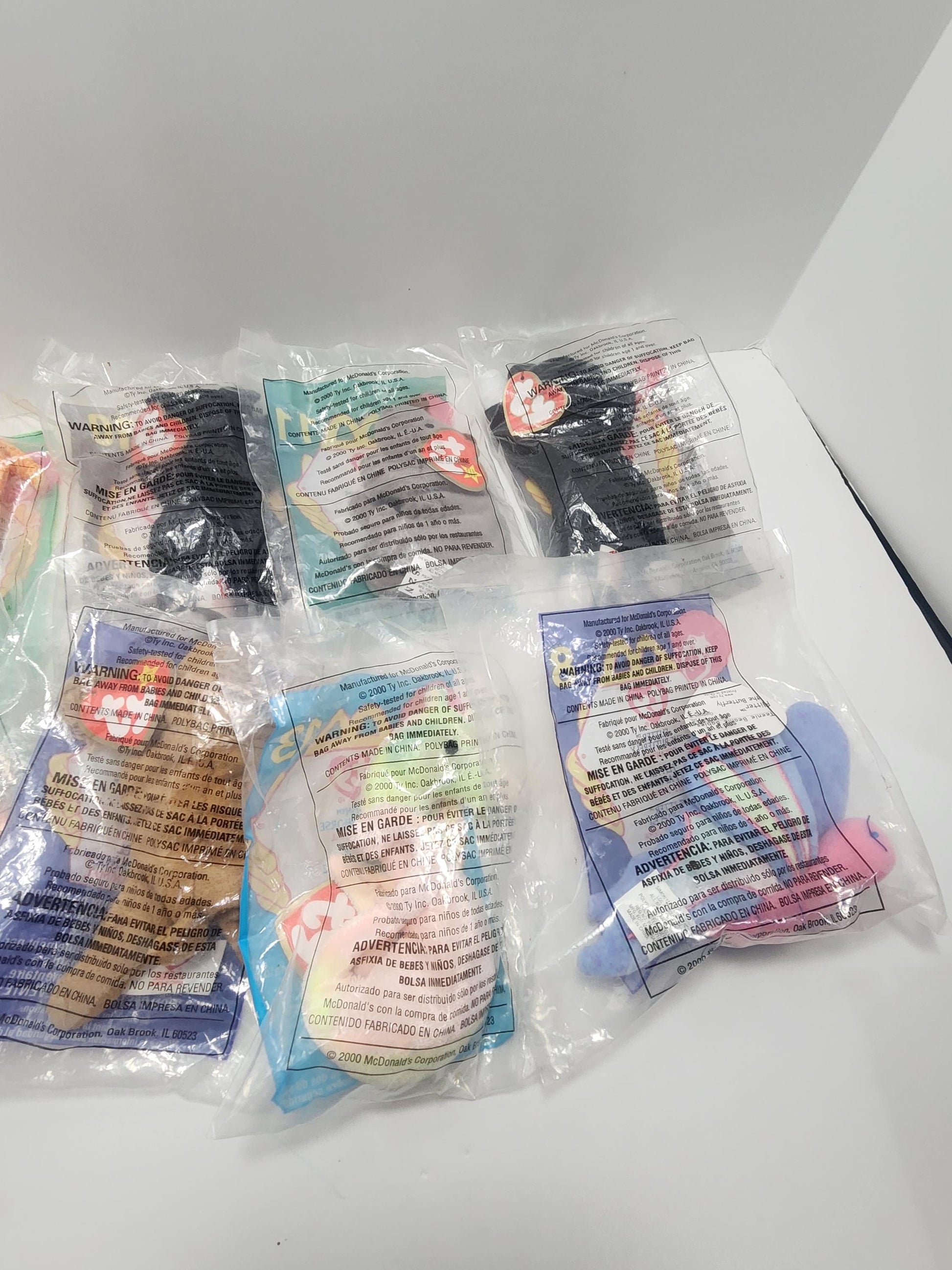 Ty Beanie Babies 1990s Vintage Happy Meal Toys LOT - Happy Meal Toys - Plushies - Beanie Babies - Ty - Ty Happy Happy Meal - Mcdonalds