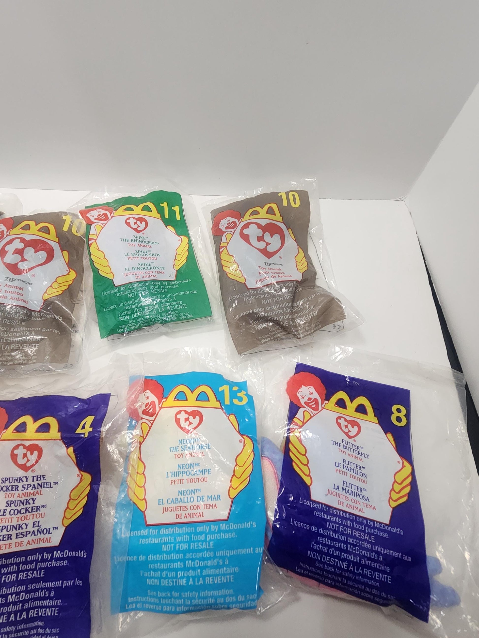 Ty Beanie Babies 1990s Vintage Happy Meal Toys LOT - Happy Meal Toys - Plushies - Beanie Babies - Ty - Ty Happy Happy Meal - Mcdonalds