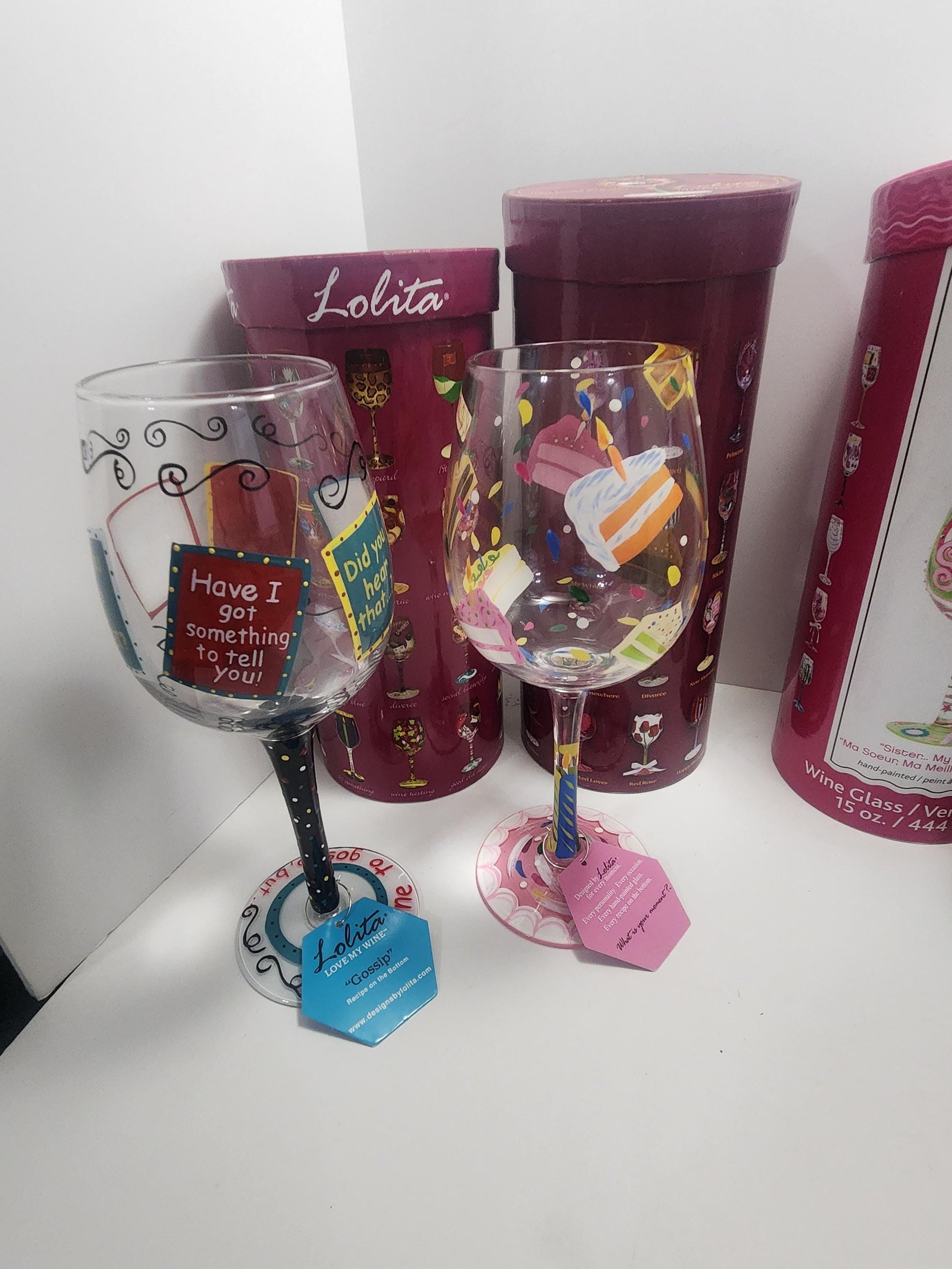 Lolita Martini Glasses - Drinkware - Barware - Martini Glasses - Lolita - Wedding Gift - Birthday Gift