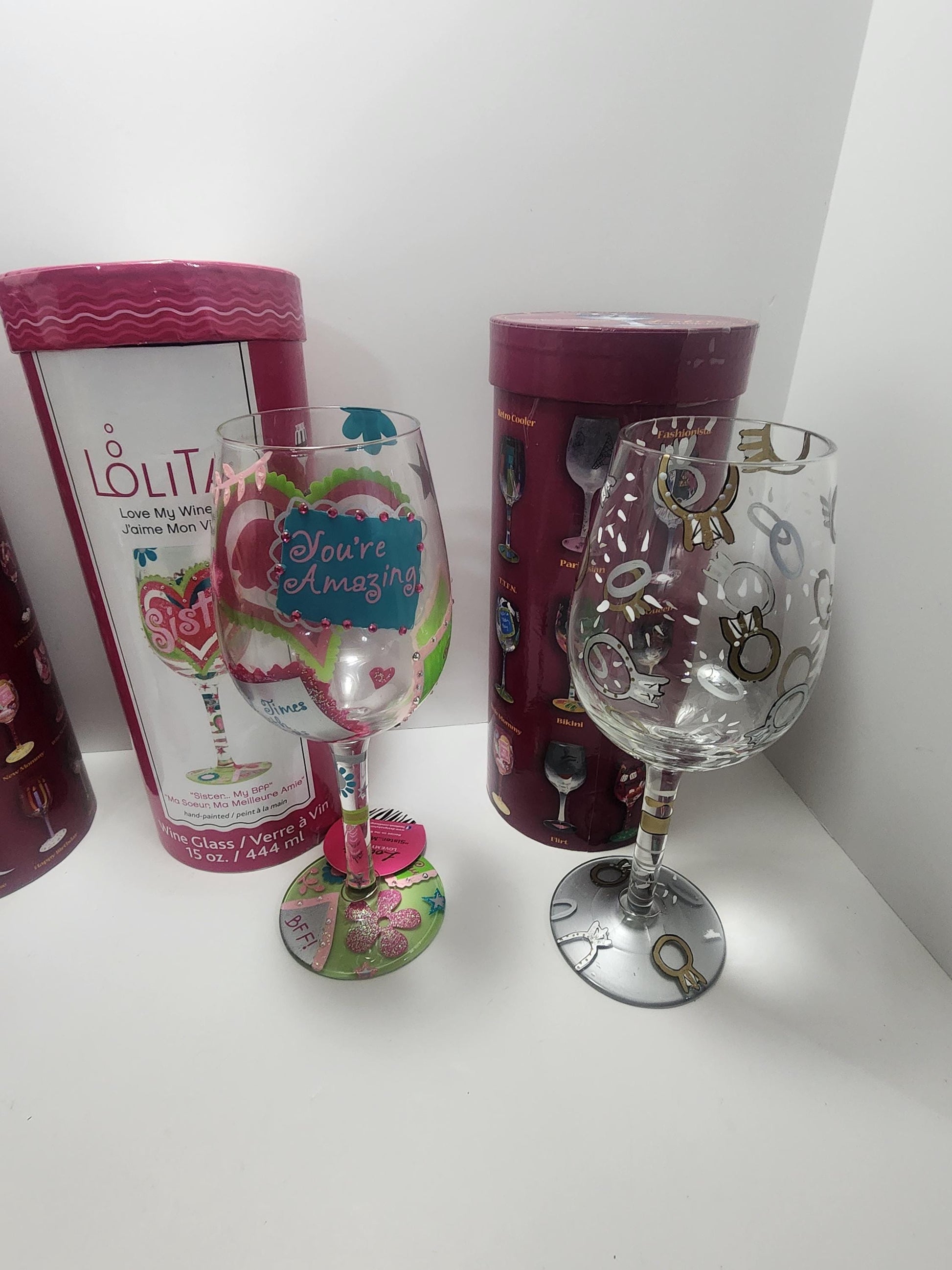 Lolita Martini Glasses - Drinkware - Barware - Martini Glasses - Lolita - Wedding Gift - Birthday Gift