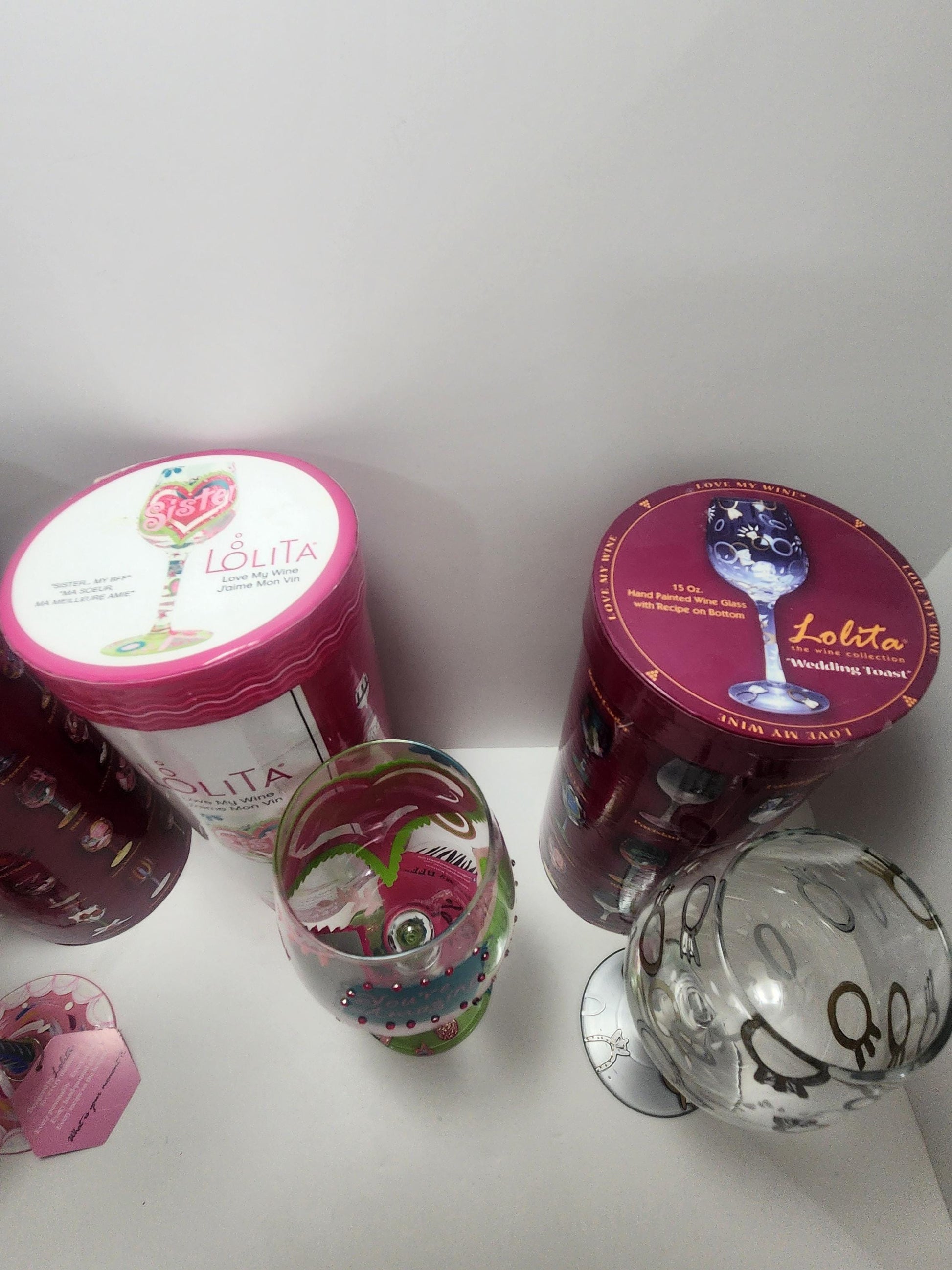 Lolita Martini Glasses - Drinkware - Barware - Martini Glasses - Lolita - Wedding Gift - Birthday Gift