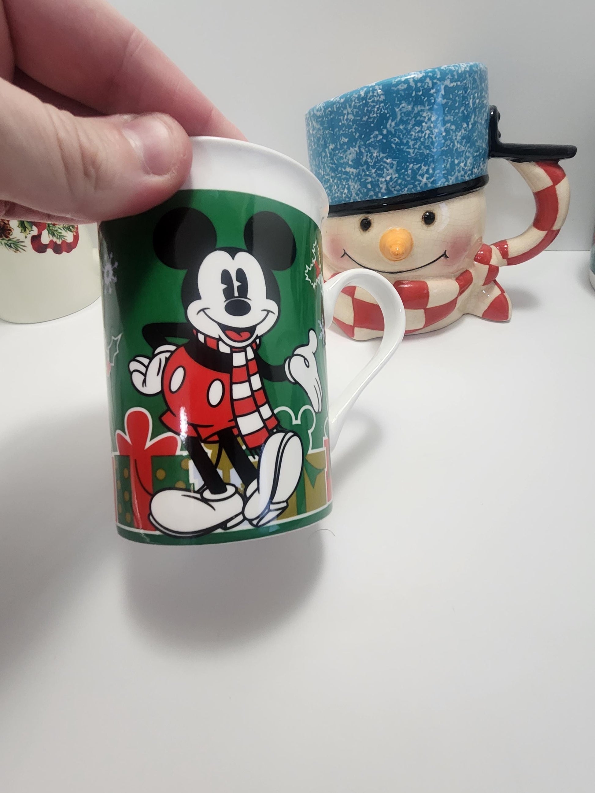 Christmas Mugs - Mugs - Coffee Mugs - Christmas Decor - Christmas - Snowman - Vintage Christmas