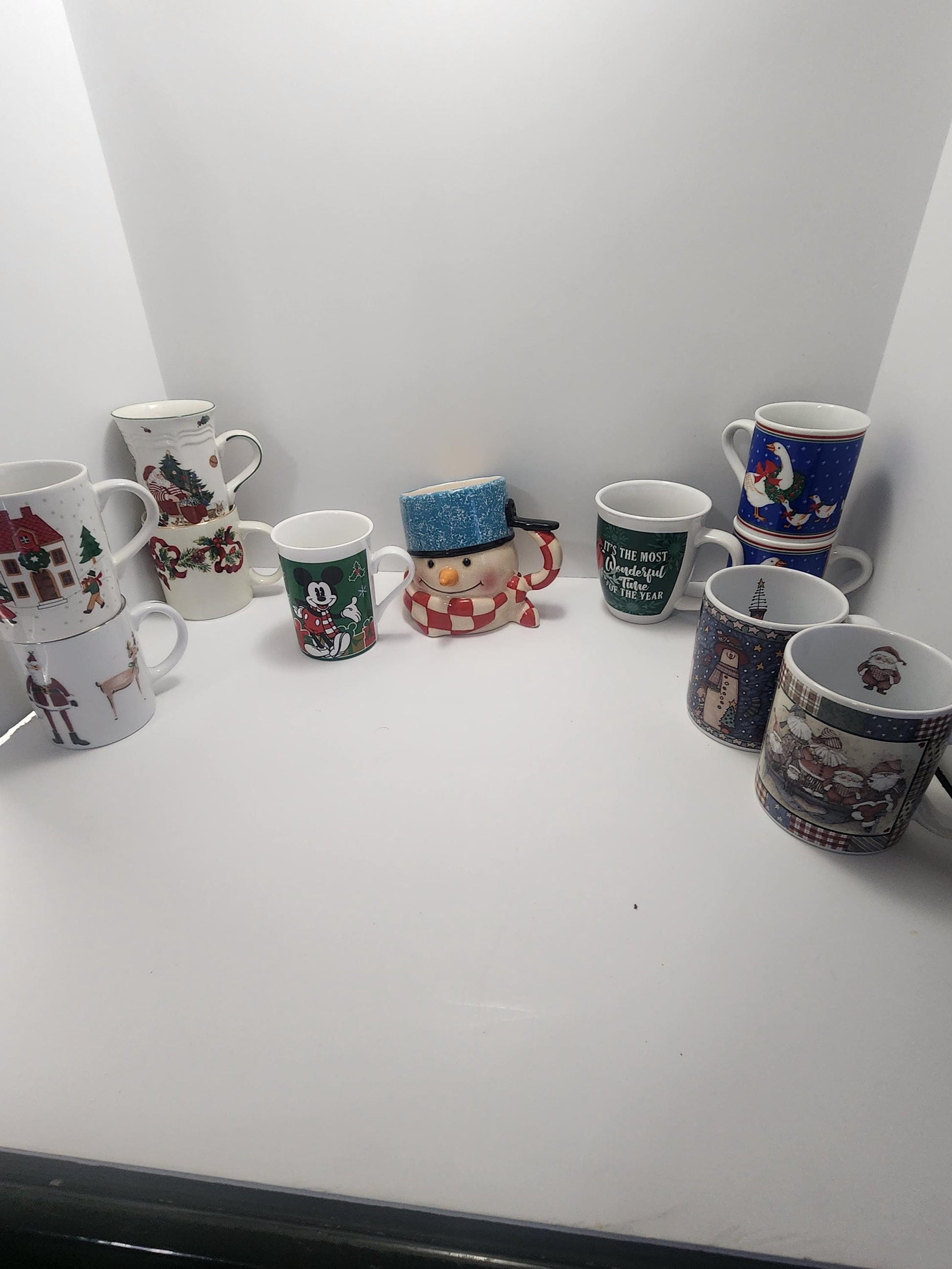 Christmas Mugs - Mugs - Coffee Mugs - Christmas Decor - Christmas - Snowman - Vintage Christmas