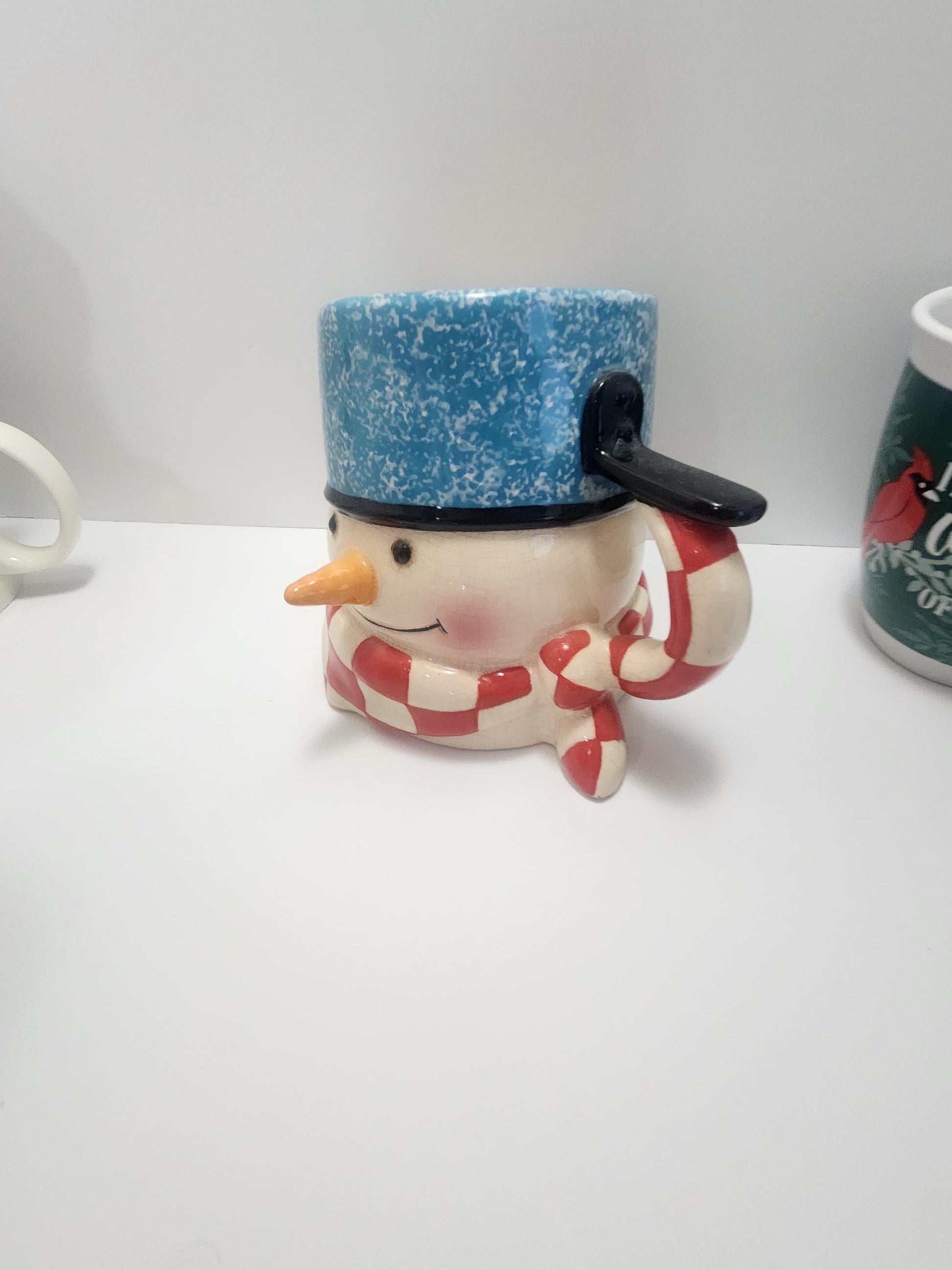 Christmas Mugs - Mugs - Coffee Mugs - Christmas Decor - Christmas - Snowman - Vintage Christmas