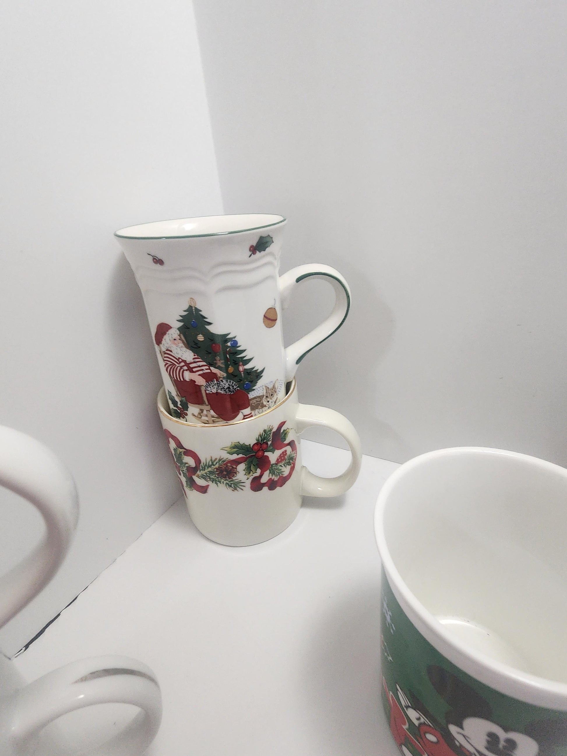 Christmas Mugs - Mugs - Coffee Mugs - Christmas Decor - Christmas - Snowman - Vintage Christmas
