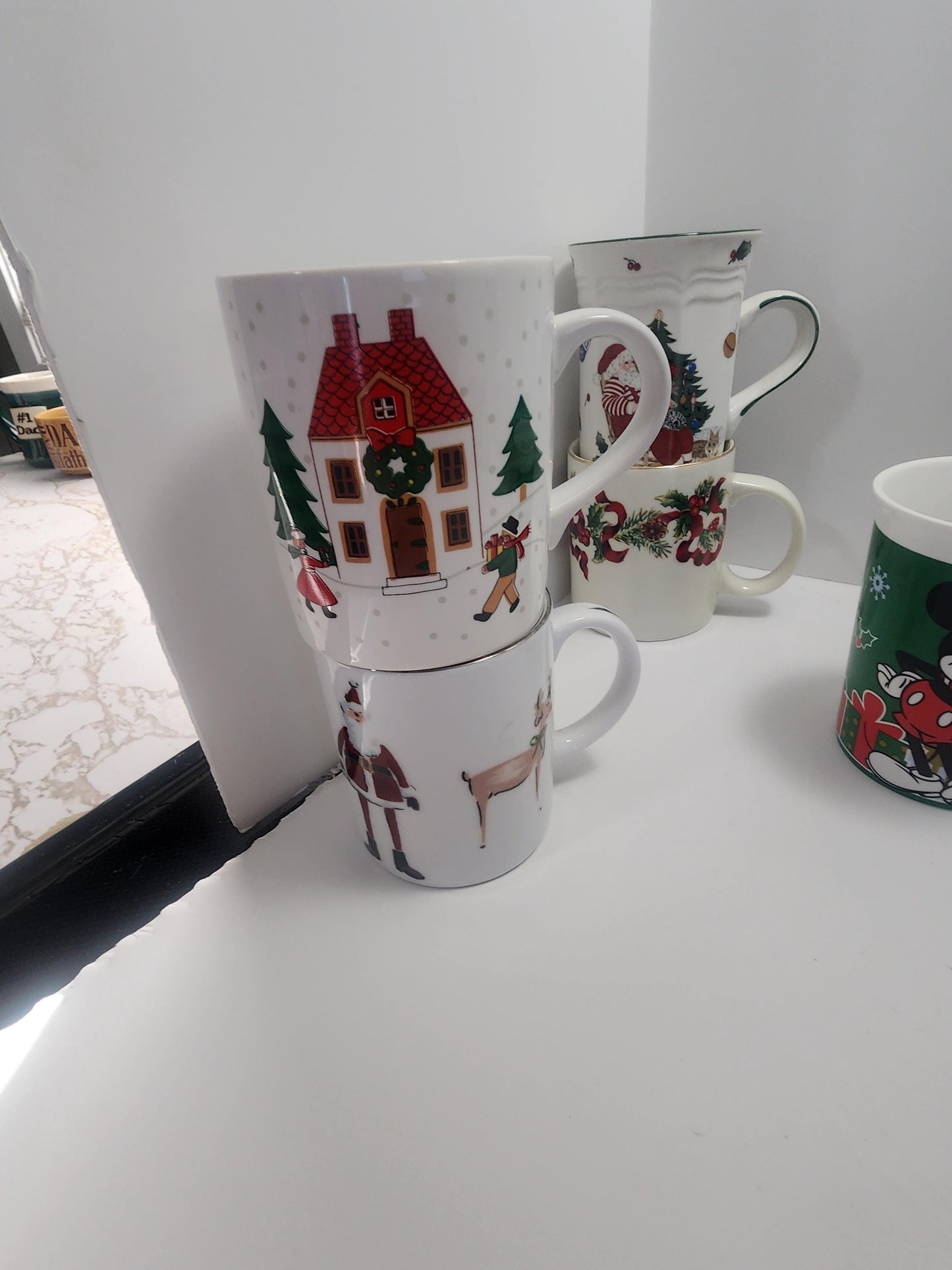 Christmas Mugs - Mugs - Coffee Mugs - Christmas Decor - Christmas - Snowman - Vintage Christmas