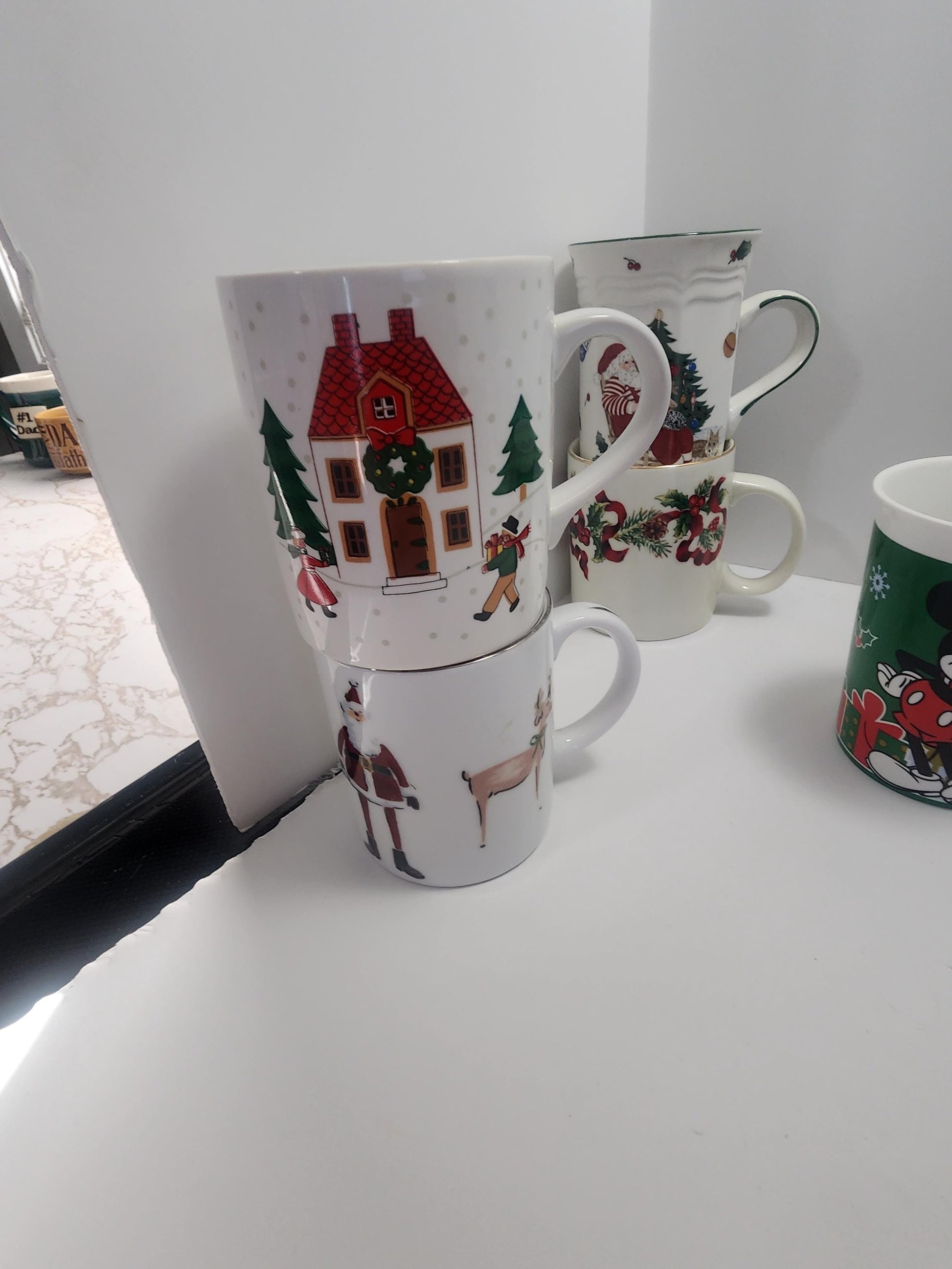 Christmas Mugs - Mugs - Coffee Mugs - Christmas Decor - Christmas - Snowman - Vintage Christmas