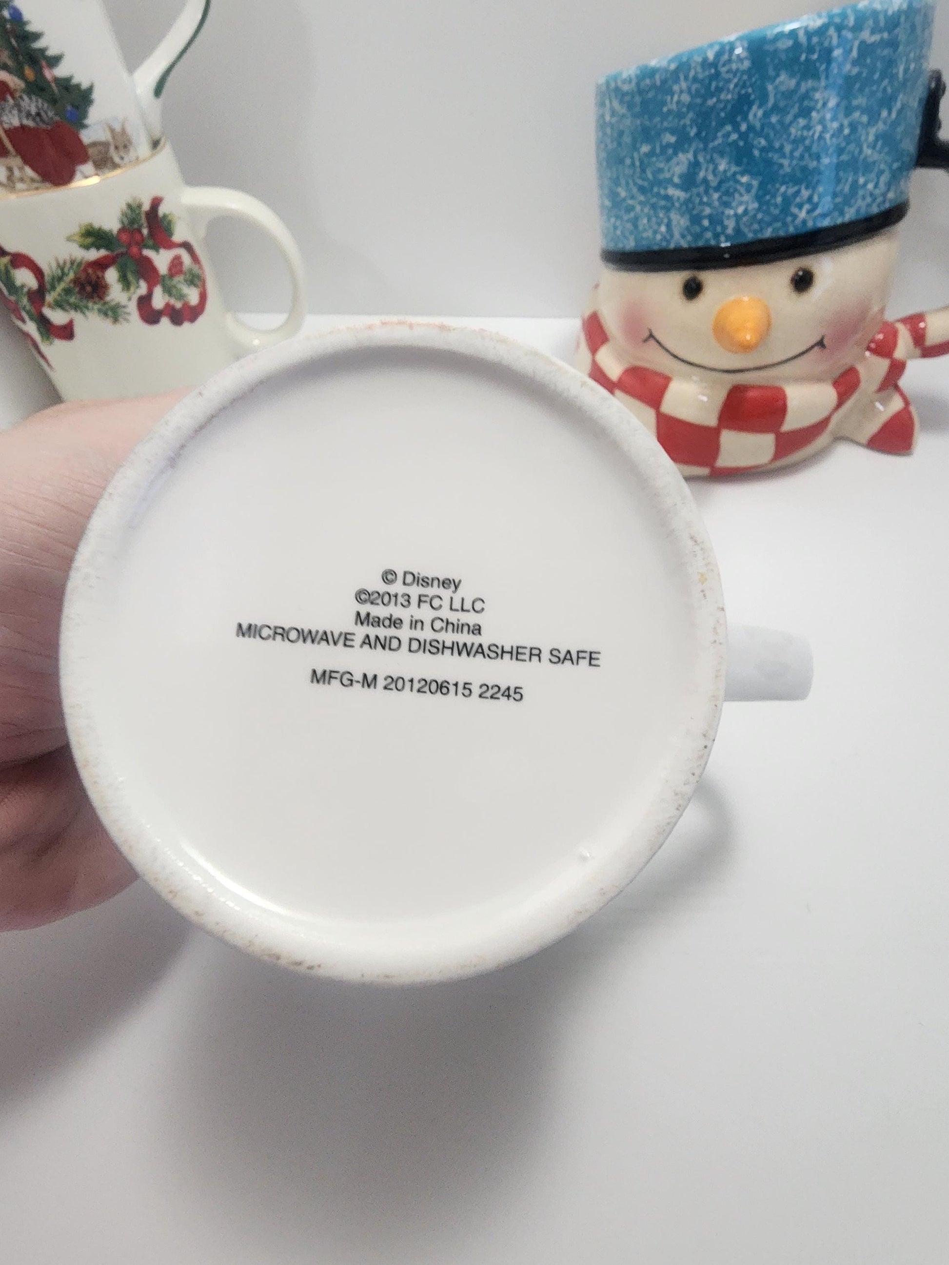 Christmas Mugs - Mugs - Coffee Mugs - Christmas Decor - Christmas - Snowman - Vintage Christmas