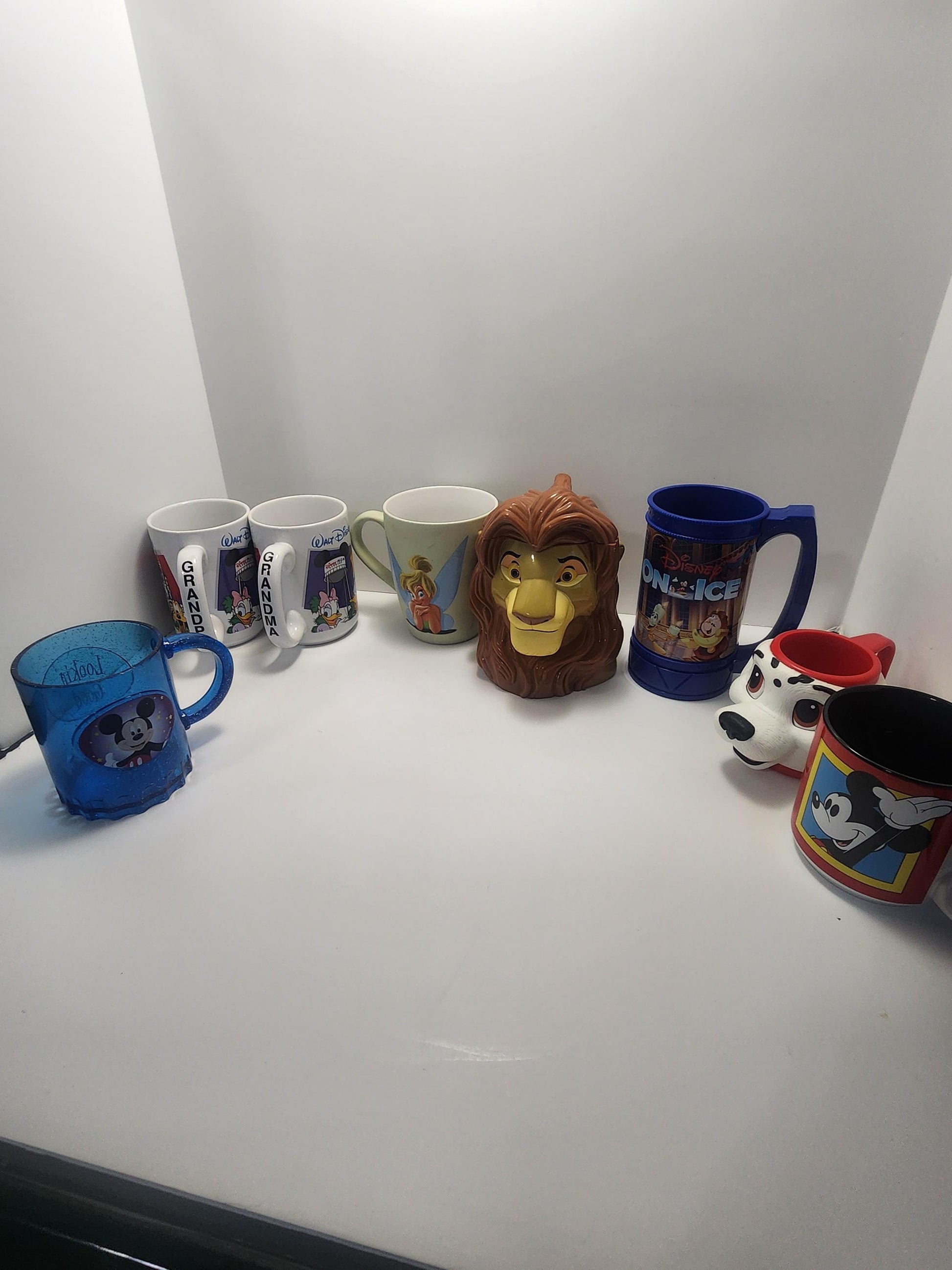 Disney Character Mugs - Mugs - Vintage Mugs - Disney On Ice - Lion King - Gift Mugs - Mickey Mouse - Beauty and the Beast