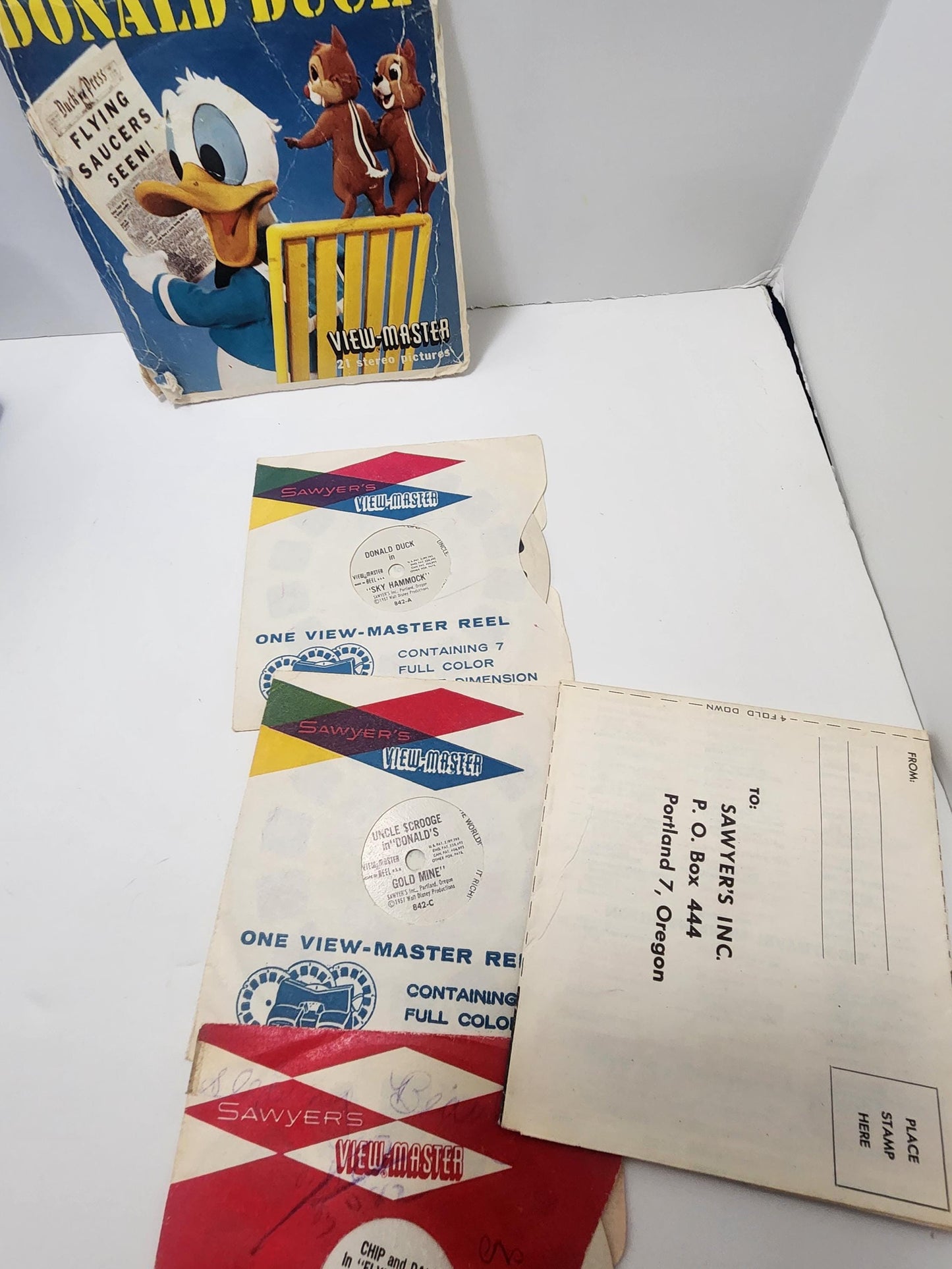 Viewmaster And Vintage Reels - View Master - Viewmaster Reels - Robin Hood - Donald Duck - Vintage Toys - Magic Carpet - Lone Ranger