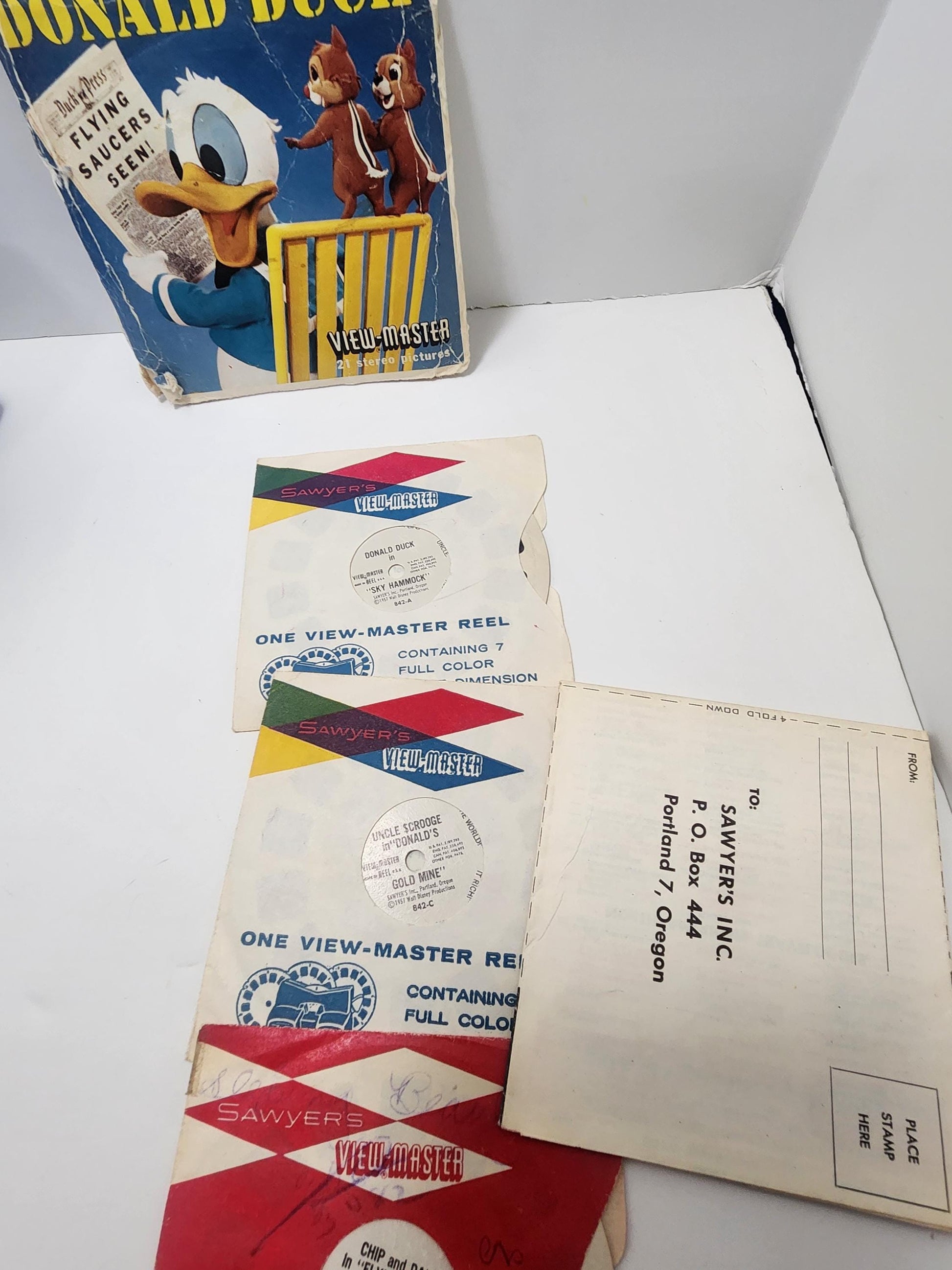 Viewmaster And Vintage Reels - View Master - Viewmaster Reels - Robin Hood - Donald Duck - Vintage Toys - Magic Carpet - Lone Ranger