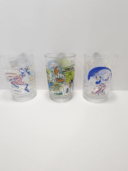 Disney Vintage Character Glasses - 100 Years Of Magic - Disney 25th Anniversary - Disney - Character Glasses - Mickey Mouse - Lion King