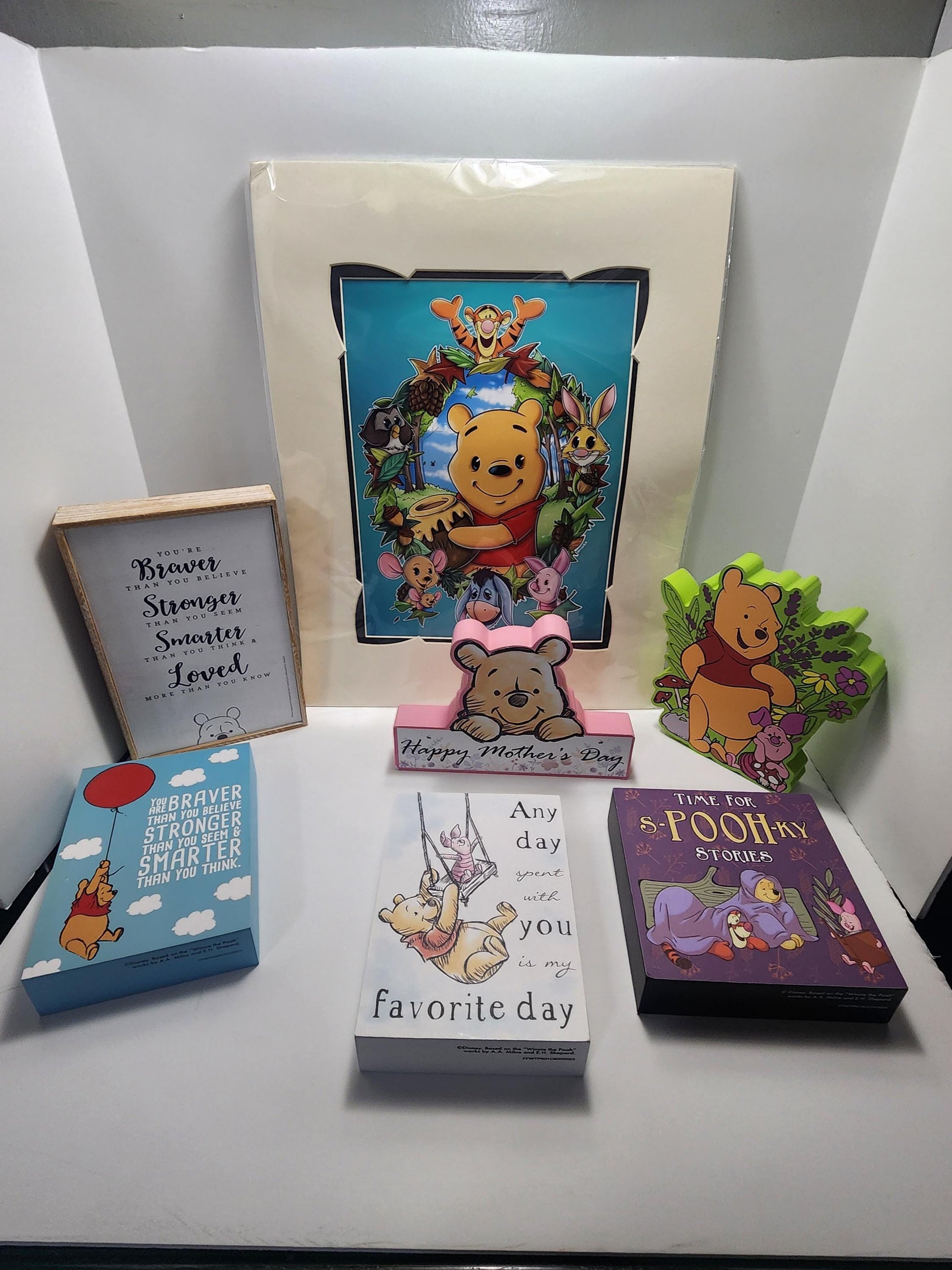 Disney Winnie The Pooh Wall Decor - Wall Decor - Winnie The Pooh - Silly Old Bear - Paintings - Christmas Uminga - Wall Decor - Disney