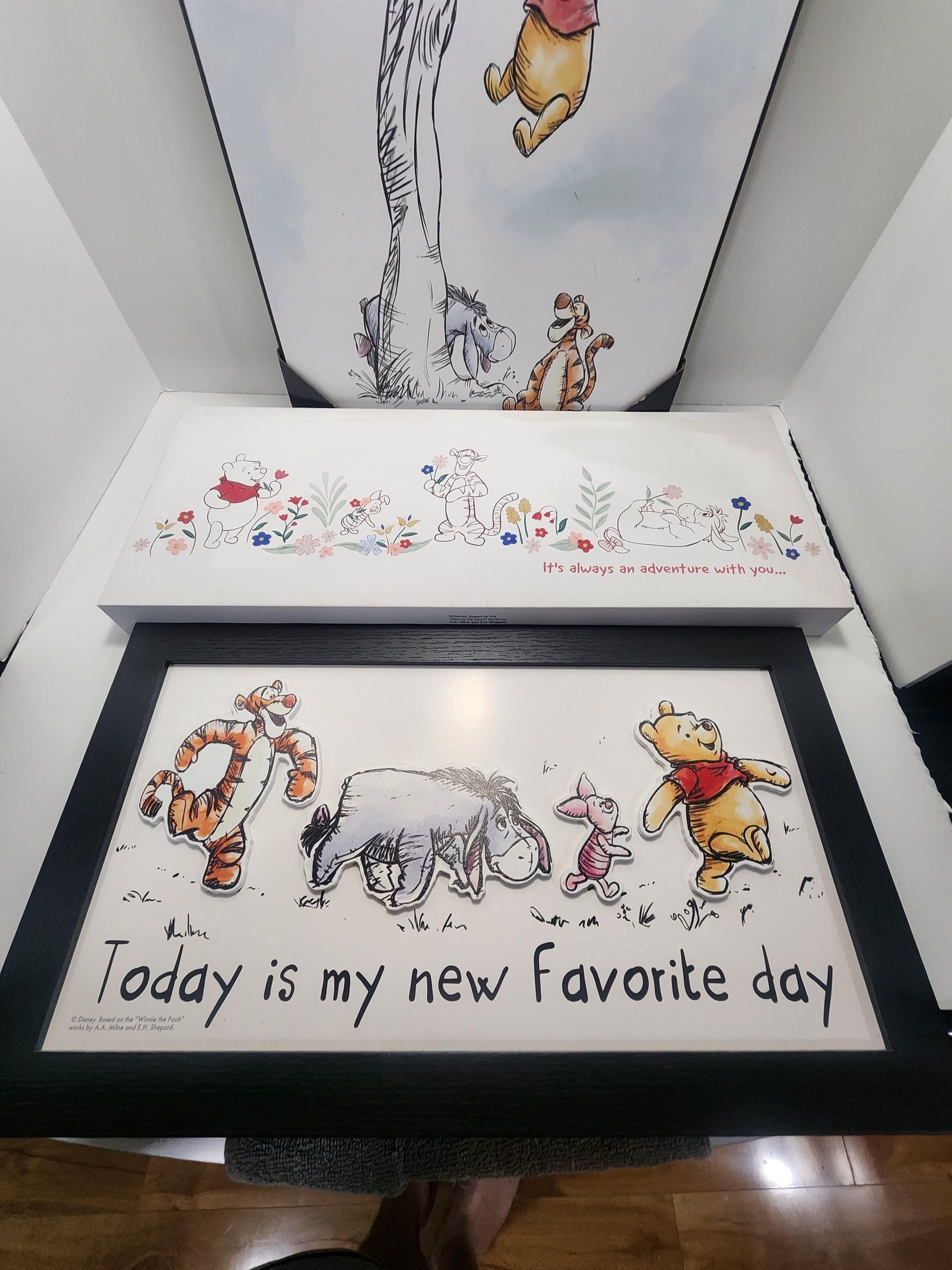 Winnie The Pooh Painting and Wall Hangings - Disney - Disney Decor - Winnie The Pooh - Winnie - Pooh Bear - Paintings - Tye Dye - Decor