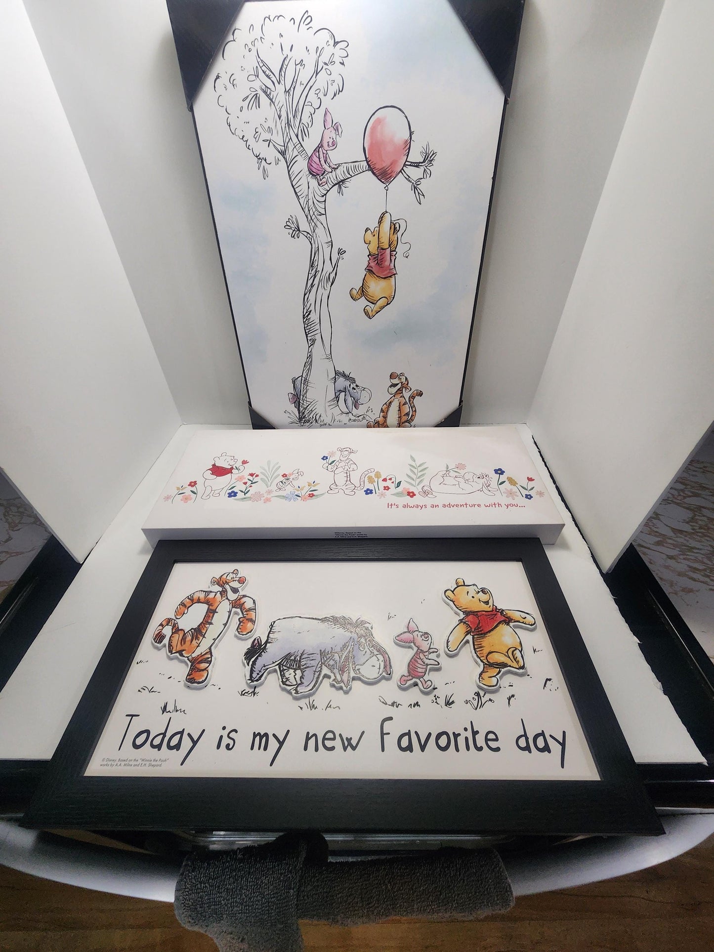 Winnie The Pooh Painting and Wall Hangings - Disney - Disney Decor - Winnie The Pooh - Winnie - Pooh Bear - Paintings - Tye Dye - Decor