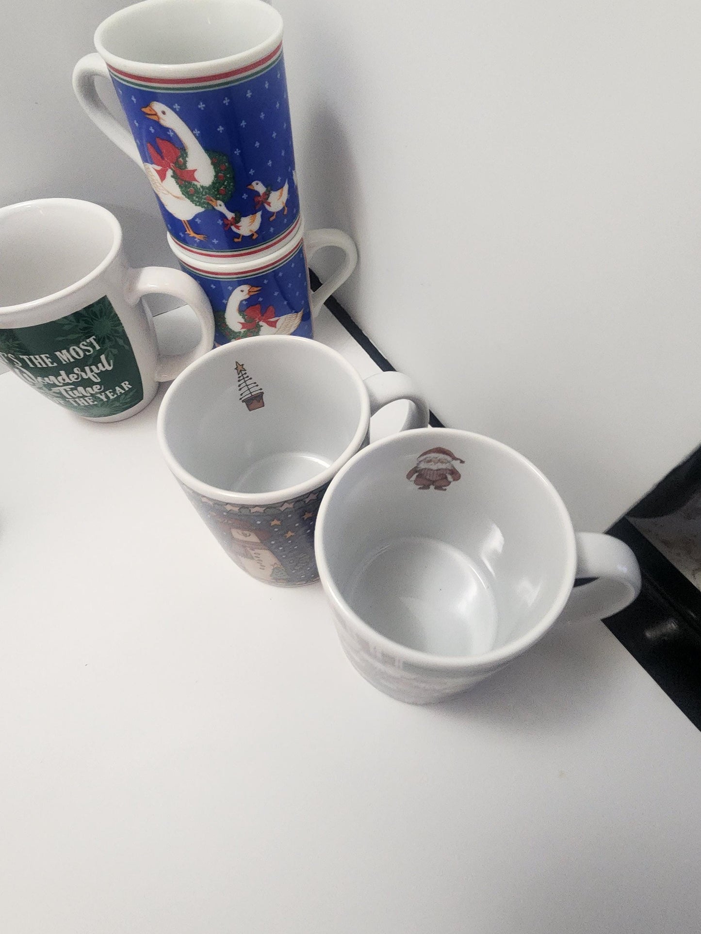 Christmas Mugs - Mugs - Coffee Mugs - Christmas Decor - Christmas - Snowman - Vintage Christmas