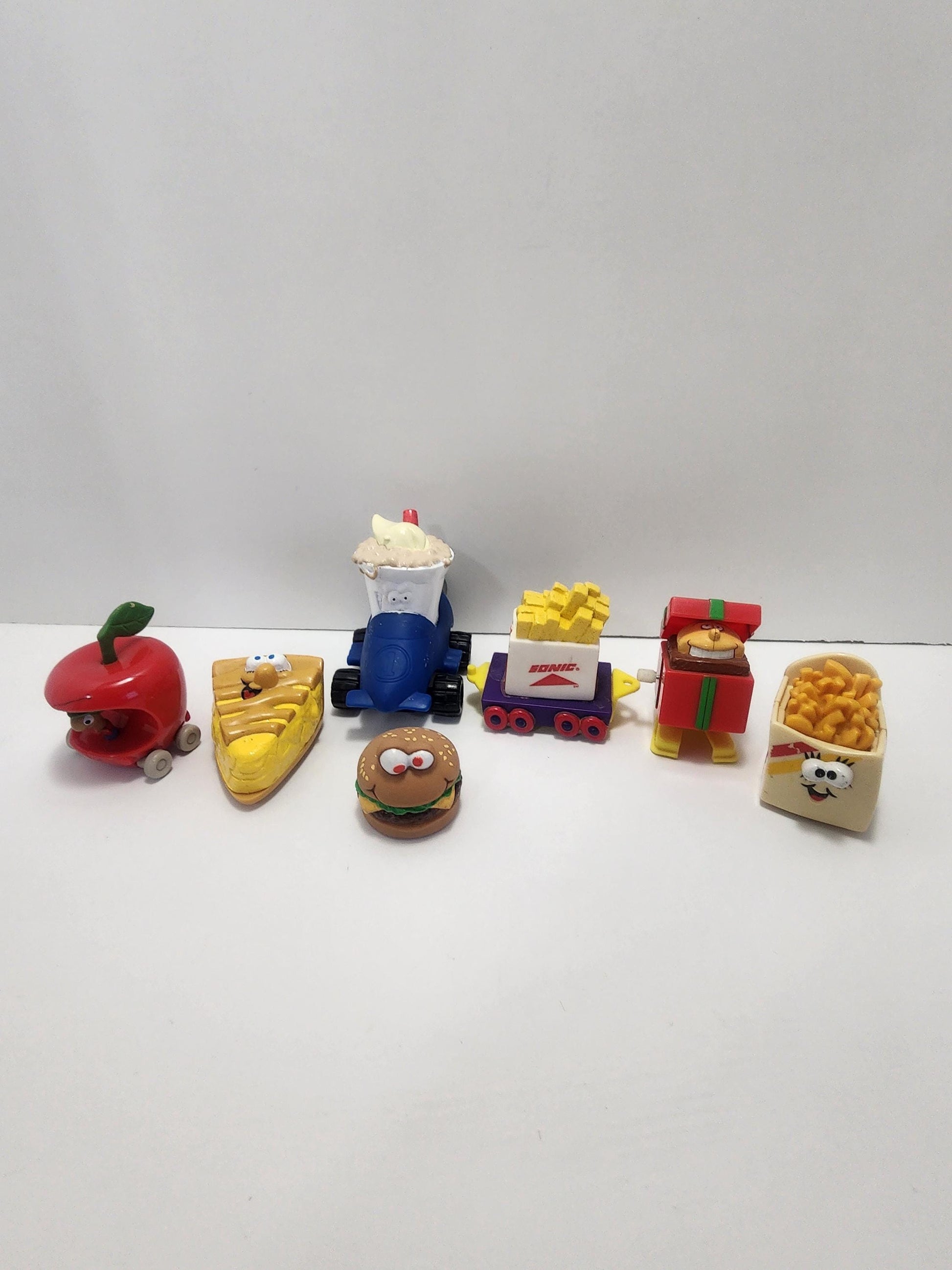 Food Toys 1980s 1990s Vintage Figures - McDonald's - Wendy's Toys - Sonic Toys - Happy Meal Toys - Lickety Splits