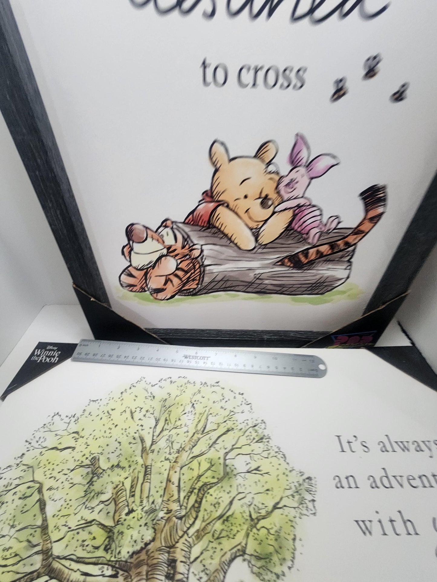 Winnie The Pooh Framed Pictures Artwork - Wall Decor - Decor - Disney - Disney Pictures - Disney Decor - Winnie The Pooh Decor