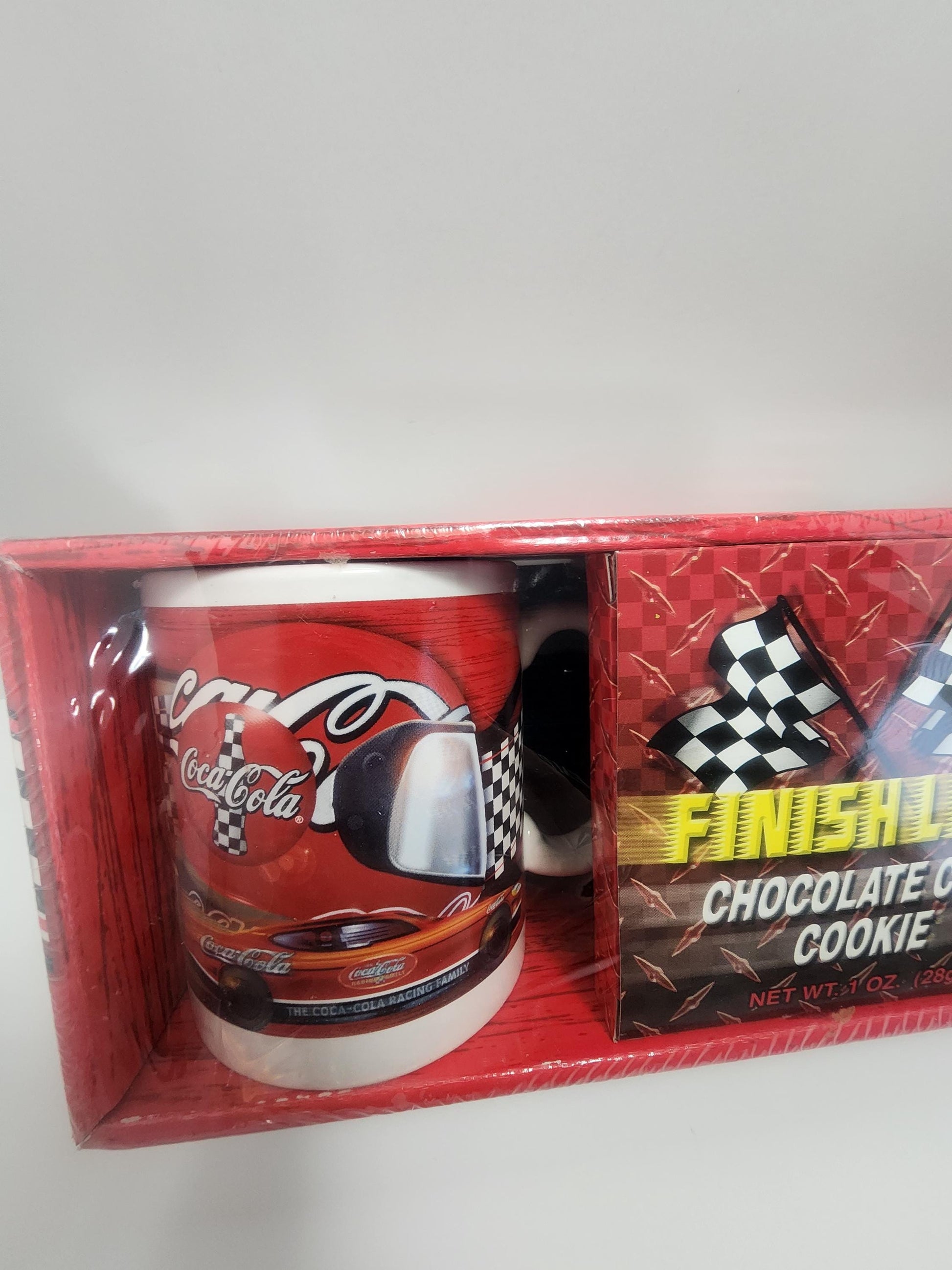 Coca Cola Nascar 2 Mug Gift Set Chocolate Chip Cookies New In Box - Nascar - Gift Set - Mugs - Coffe Mugs - Coca Cola - Coke