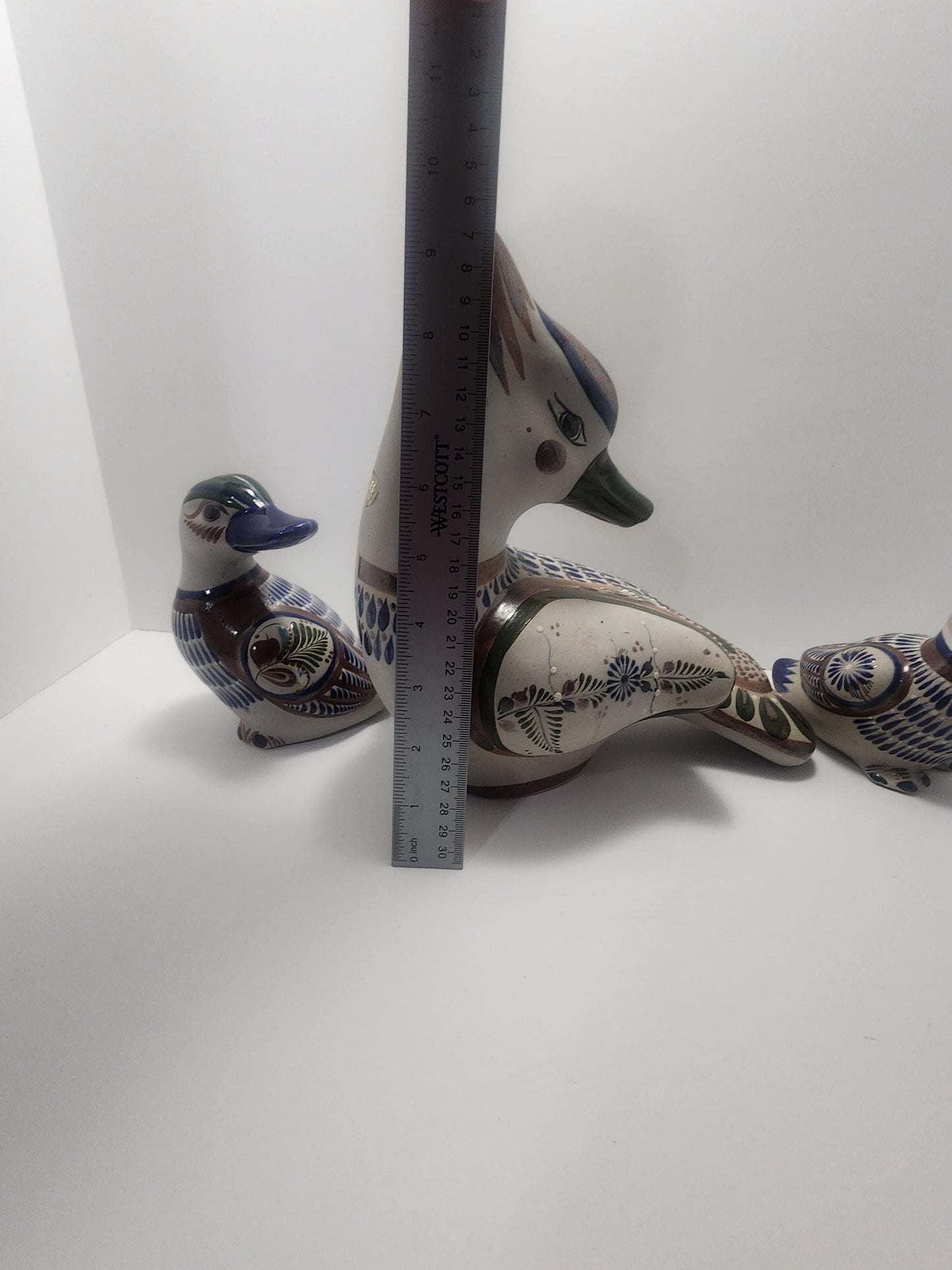 Vintage Nogales Mexican Pottery Folk Art Duck Birds - Pottery - Mexican - Mexican Pottery - Mexico - Ducks - Pottery Ducks - Hand Made