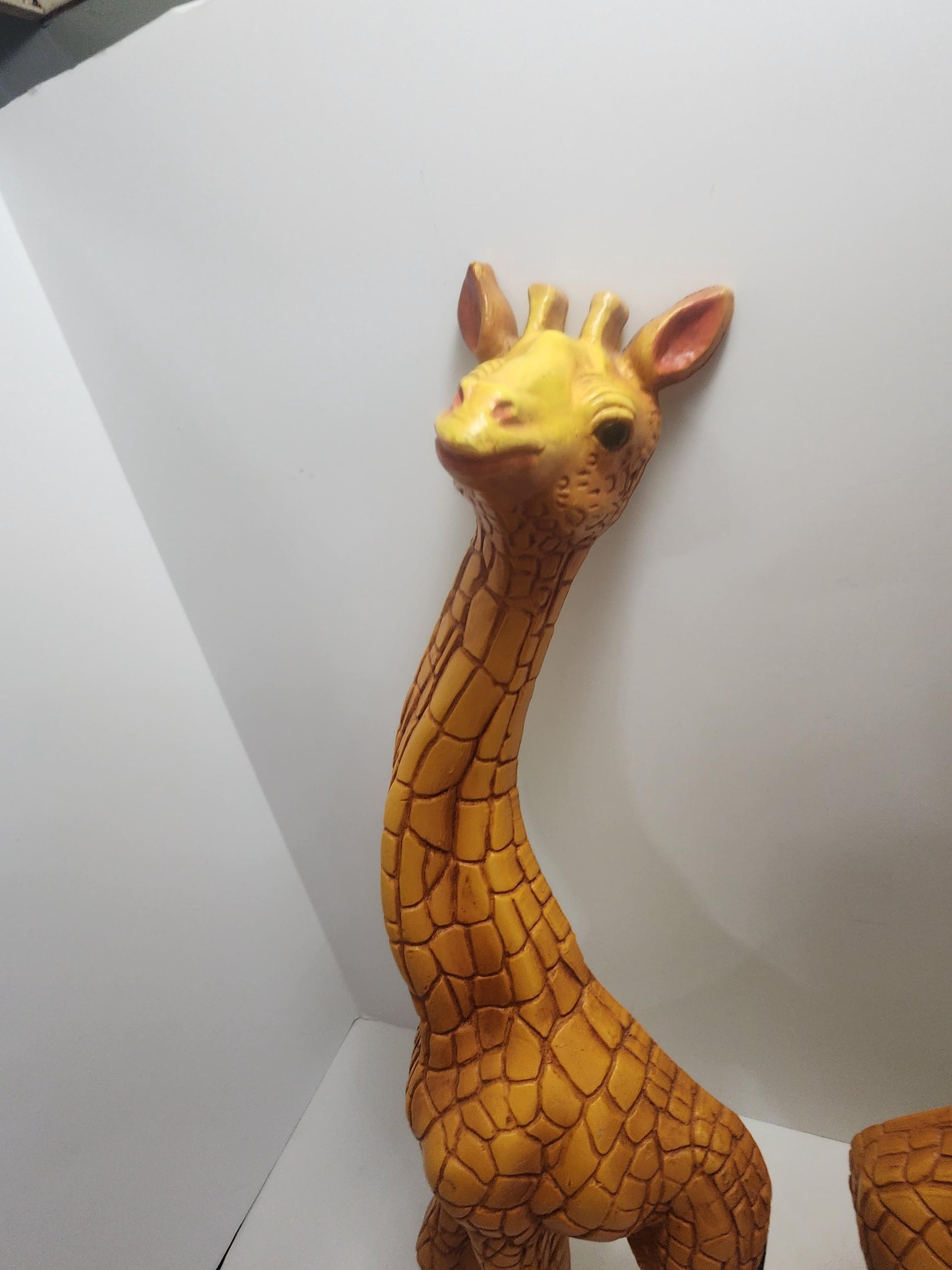 Giraffe Vintage Wall Hangings Set of 2 - Giraffe - Animals - Wall Hangings - Safari - Safari Decor - Vintage Decor