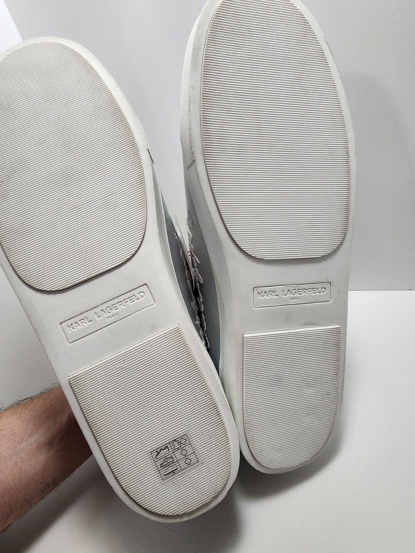 Karl Lagerfeld Paris Men's Sizd 11 Cate Embellished Lace Up Low Top Sneakers - Macys - Shoes - Macy's Shoes - Cate - Karl Lagerfeld - Paris