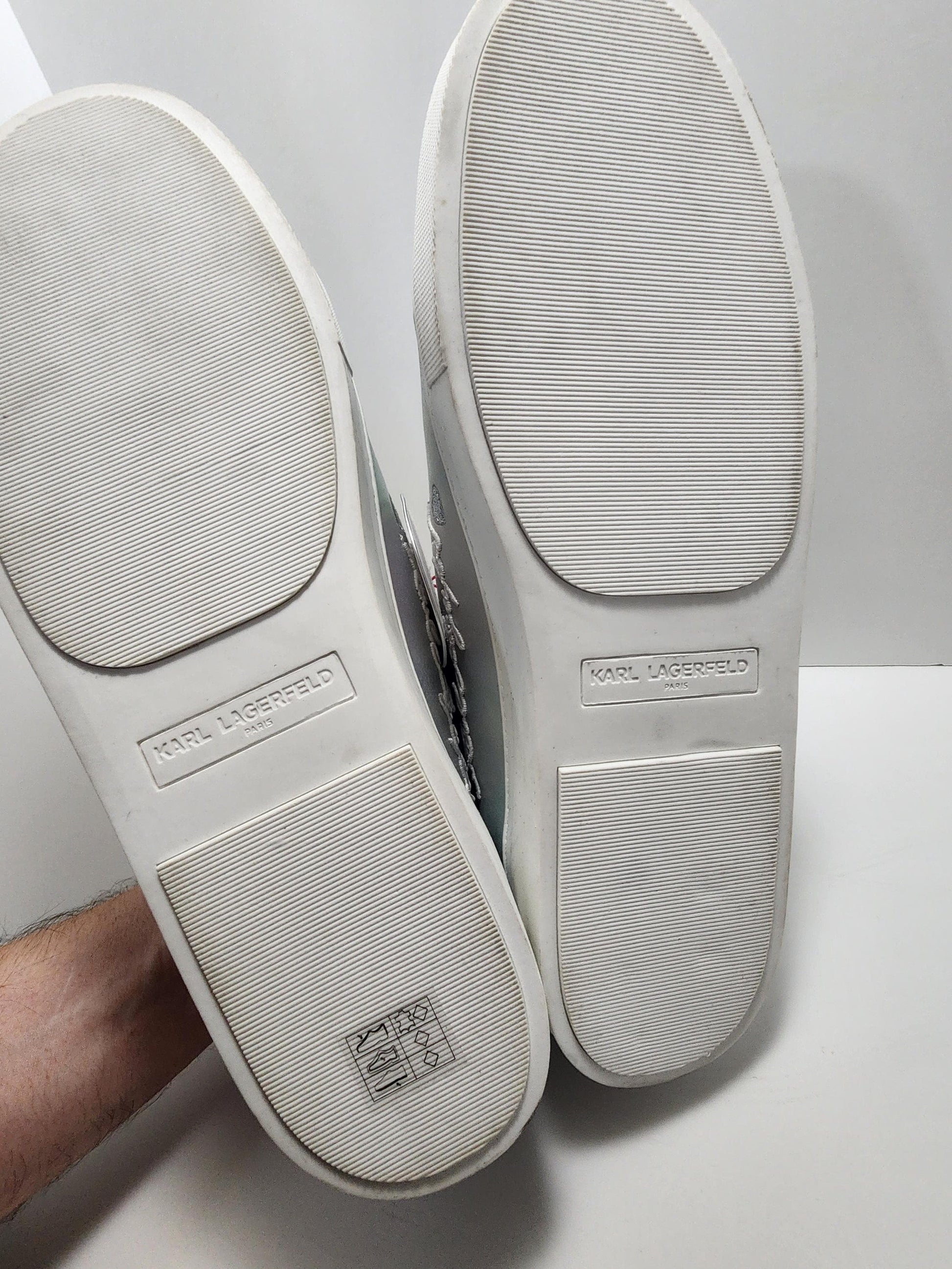 Karl Lagerfeld Paris Men's Sizd 11 Cate Embellished Lace Up Low Top Sneakers - Macys - Shoes - Macy's Shoes - Cate - Karl Lagerfeld - Paris