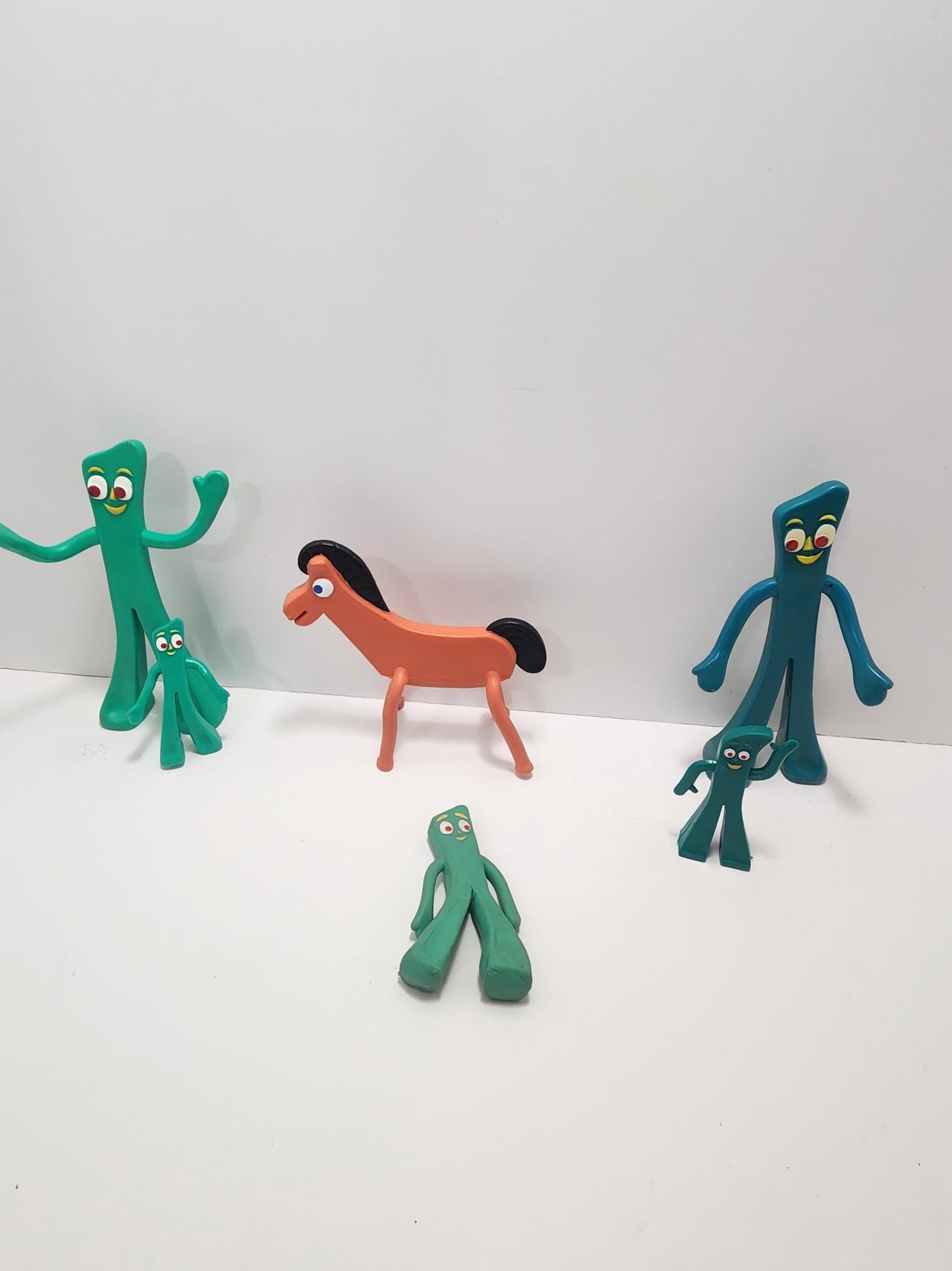 Gumby and Pokey Vintage 1980 1990 Action Figures - Gumby- Pokey - Vintage Toys - 1980s - 1990s