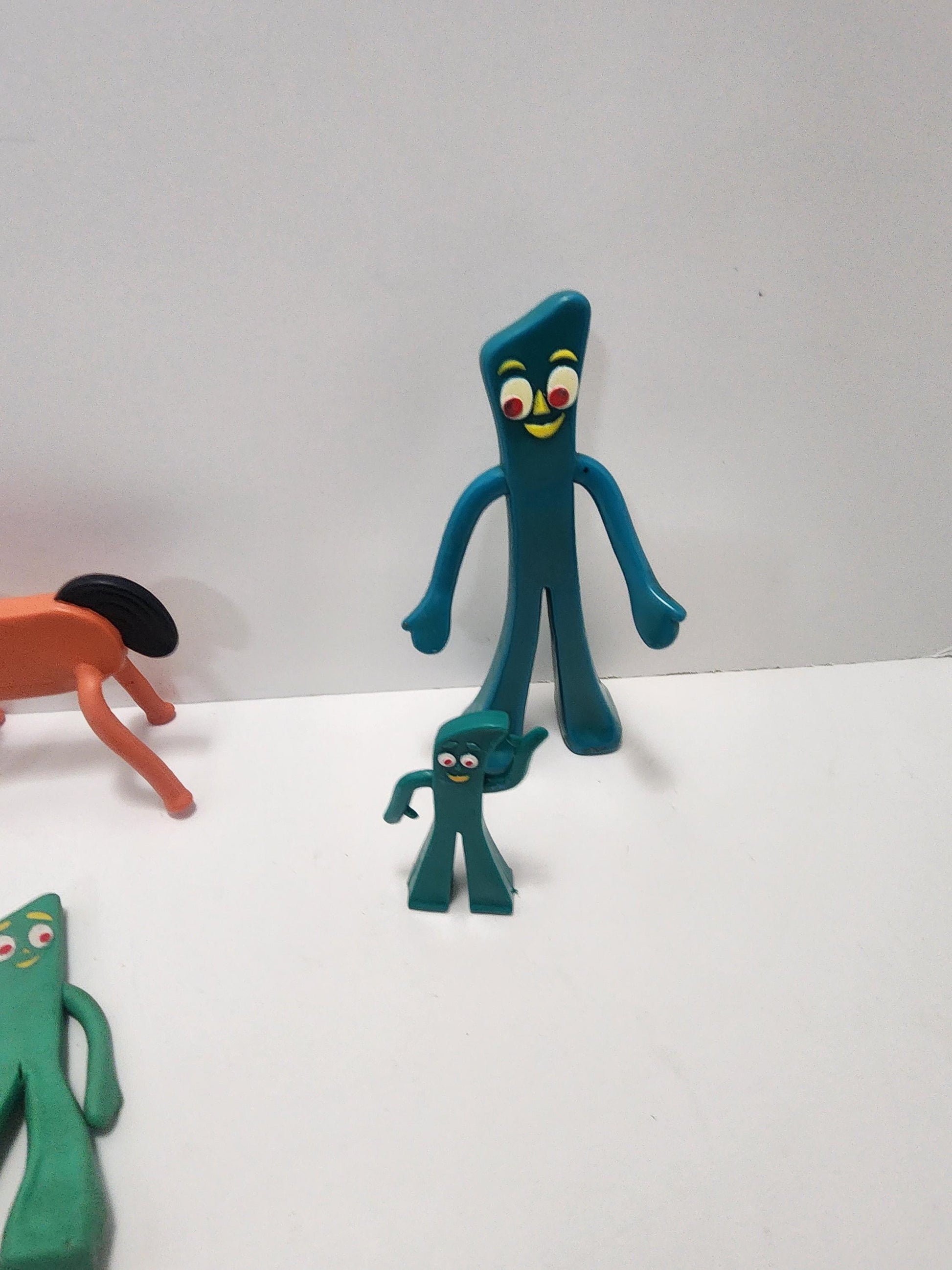Gumby and Pokey Vintage 1980 1990 Action Figures - Gumby- Pokey - Vintage Toys - 1980s - 1990s