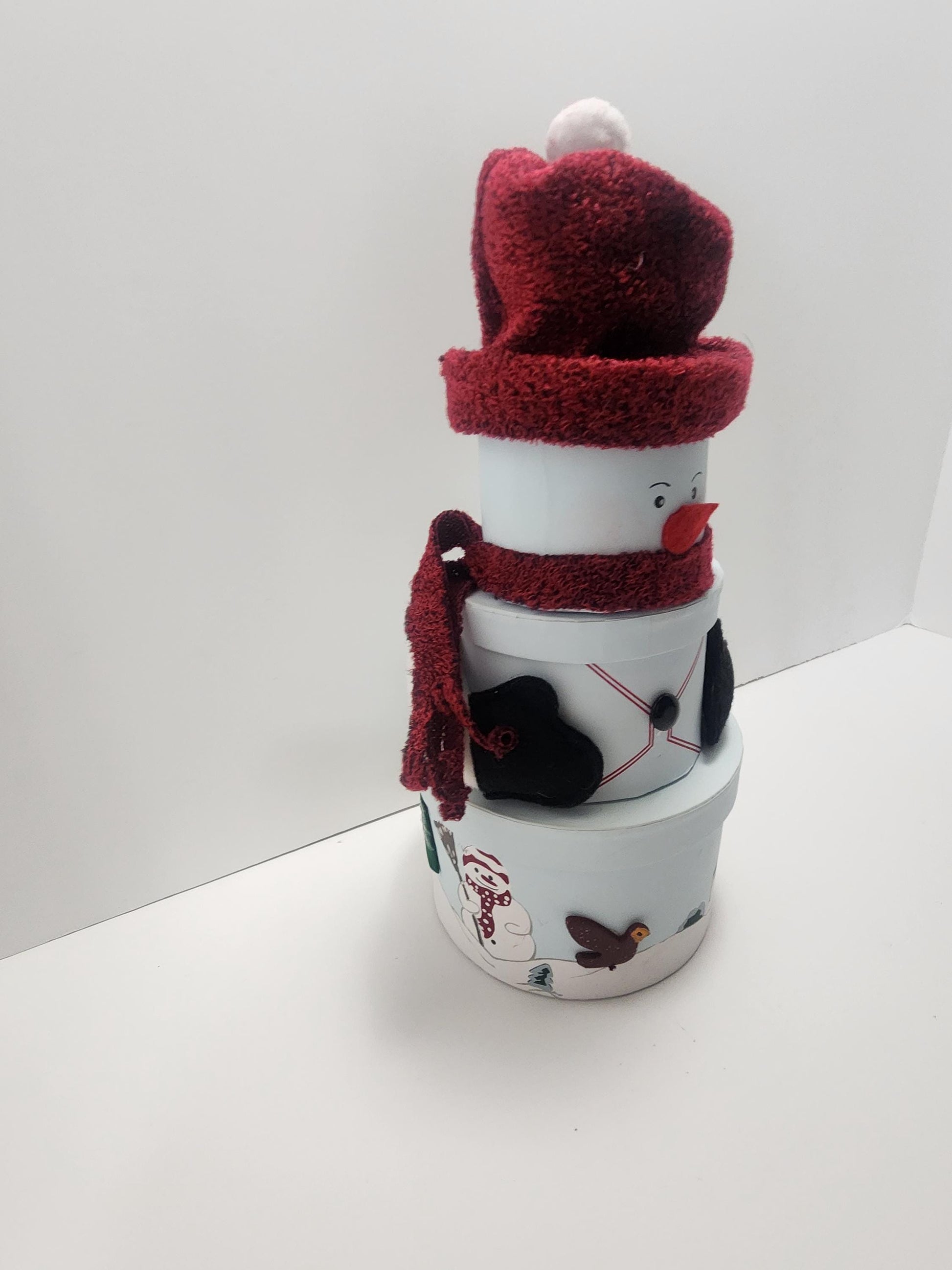 Snowman Super Cute Collapsable Christmas Decor - Snowman - Snowmen - Christmas - Christmas Figures - Christmas Decor - Collapsable