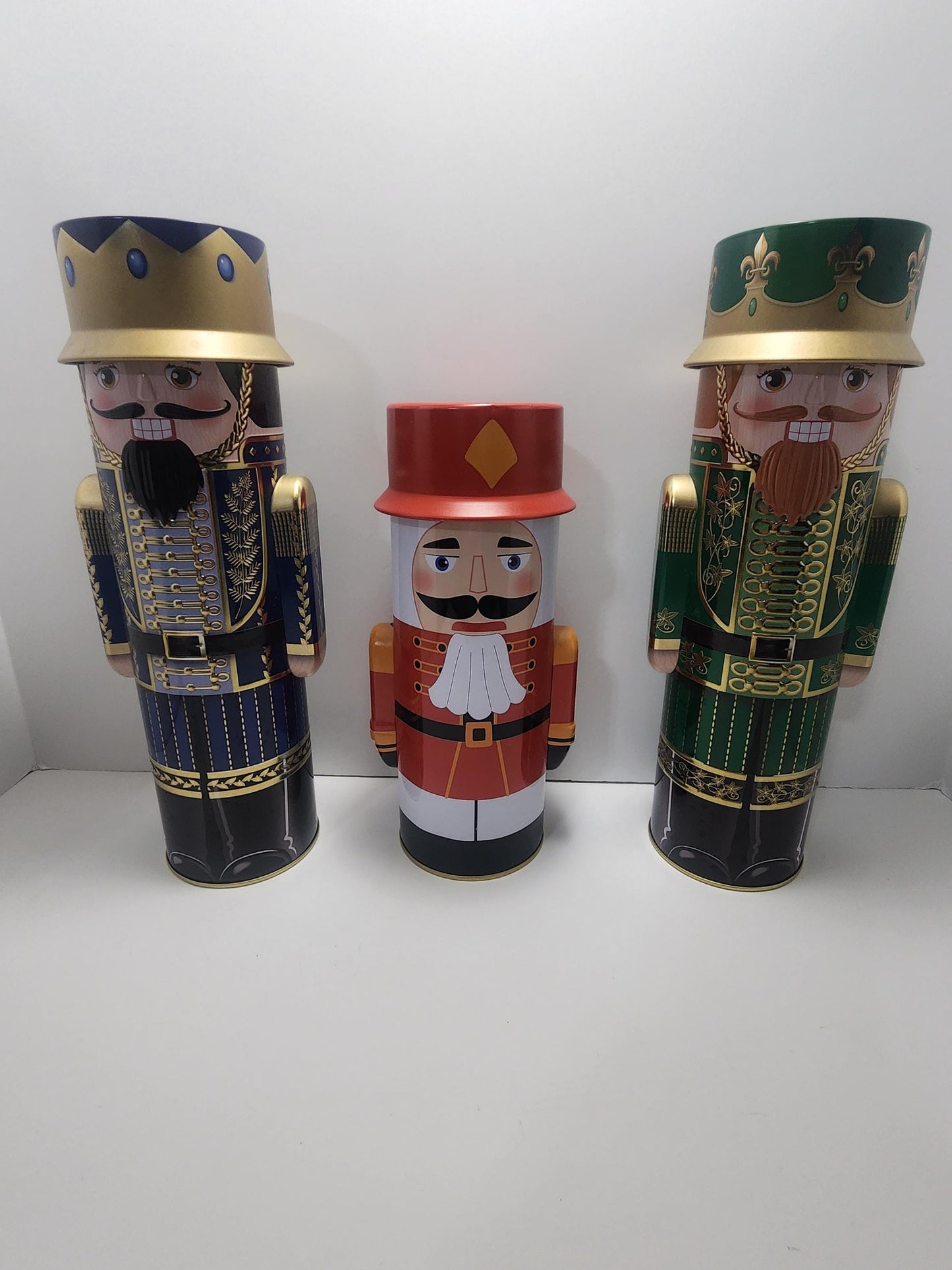 Christmas Nutcracker Tin Soldiers - Tins - Storage - Christmas - Christmas Decor - Nutcrackers - Tin Soldier - Soldiers