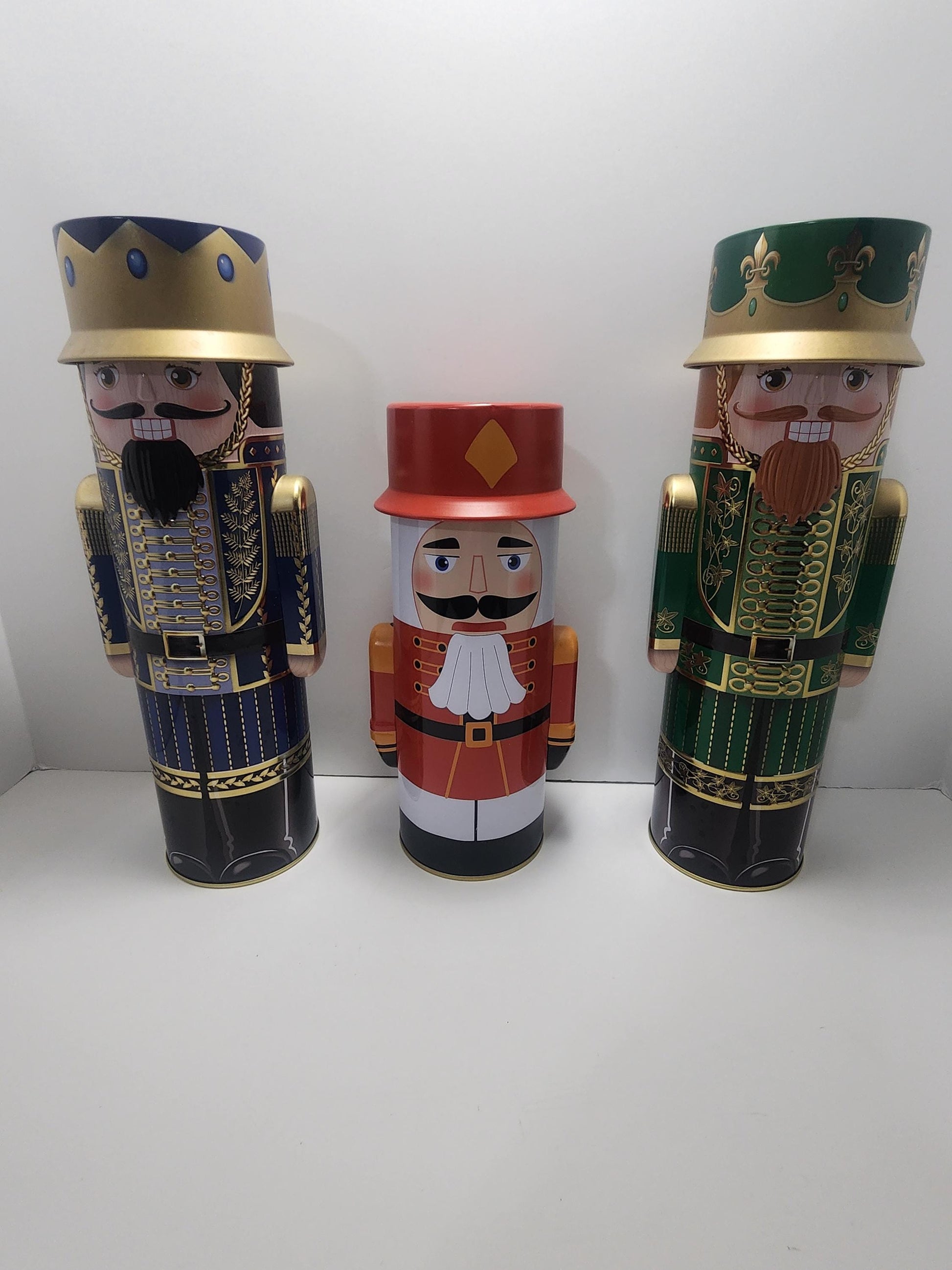 Christmas Nutcracker Tin Soldiers - Tins - Storage - Christmas - Christmas Decor - Nutcrackers - Tin Soldier - Soldiers