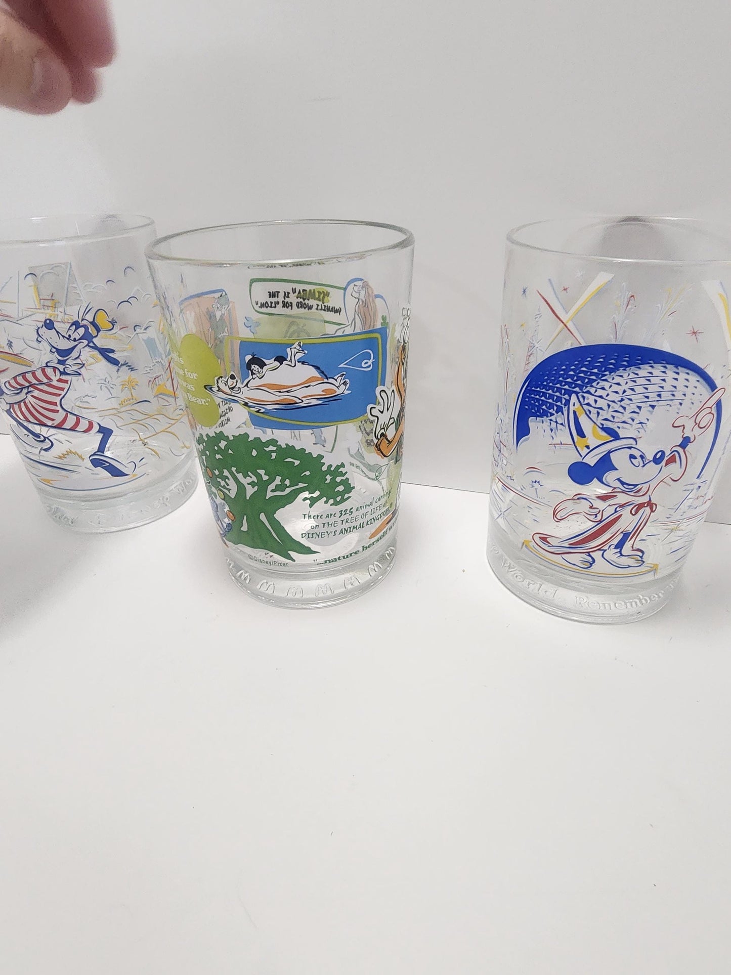Disney Vintage Character Glasses - 100 Years Of Magic - Disney 25th Anniversary - Disney - Character Glasses - Mickey Mouse - Lion King