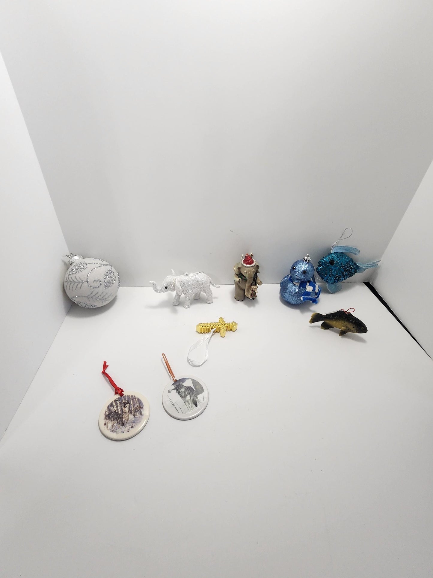 Christmas Ornaments - Christmas - Ornaments - Animal Christmas Ornaments - Animal Ornaments - Vintage Christmas - Christmas Decor - Wolves