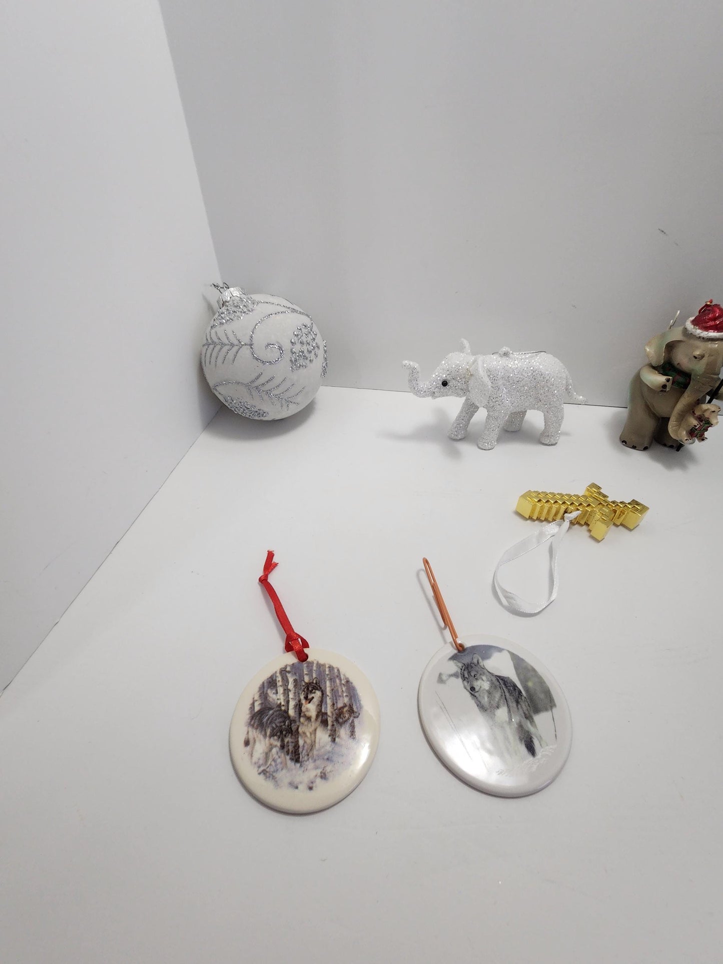 Christmas Ornaments - Christmas - Ornaments - Animal Christmas Ornaments - Animal Ornaments - Vintage Christmas - Christmas Decor - Wolves