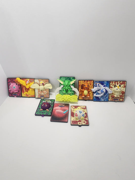 Pokemon Power Cards Vintage 2000 Set of 10 - Pokemon - Pokemon Toys - Vintage Toys - Pokemon Power Cards - Burger King Toys