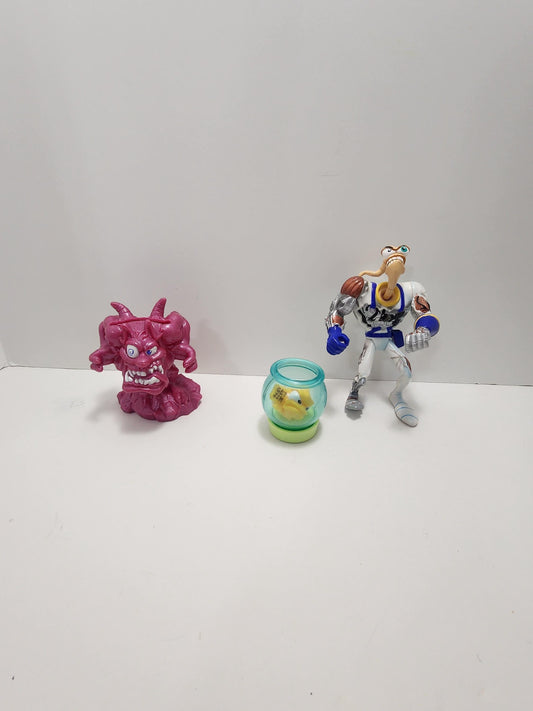 Earthworm Jim Vintage Action Figures - Earthworm Jim - Vintage Toys - Vintage Action Figures