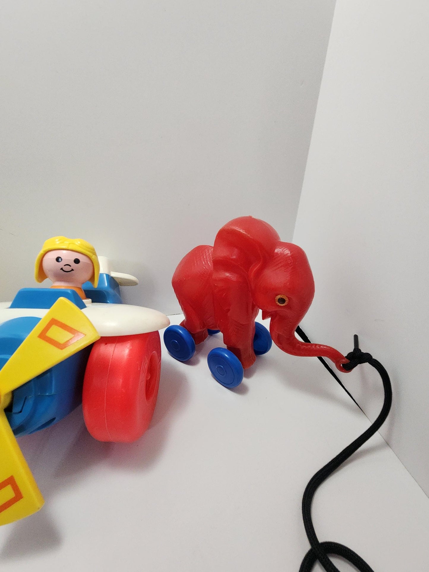 Fisher Price 1970s Pull Toys - Pets - Fisher Price - Fisher Price Toys - Pull Toys - Turtles - Elephants - Dogs - Puppy - Airplanes