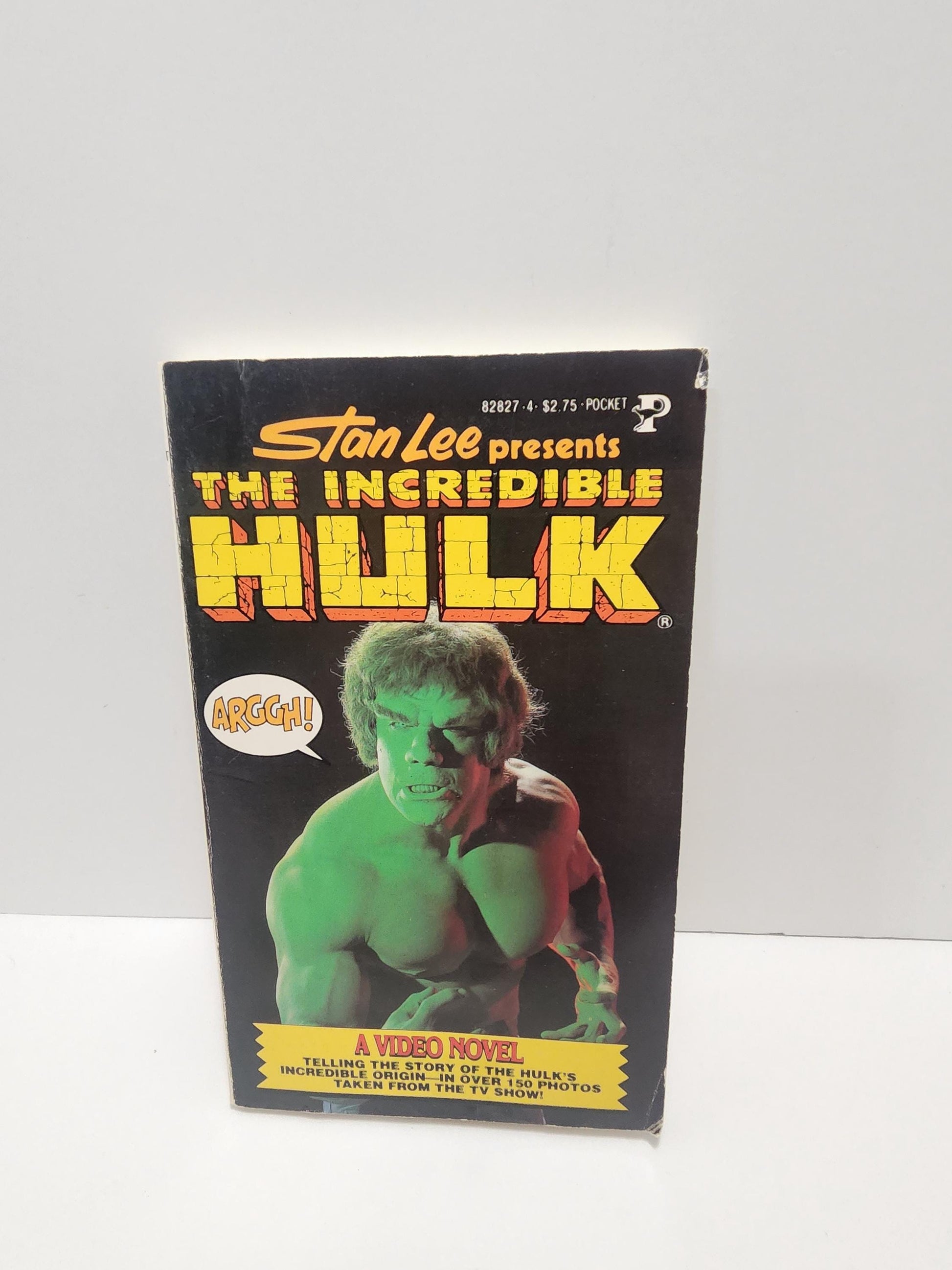 The Incredible By Stan Lee 1976 Vintage Marvel Comics Paperback Books - Hulk - The Incredible Hulk - 1970s - Vintage Books - Stan Lee