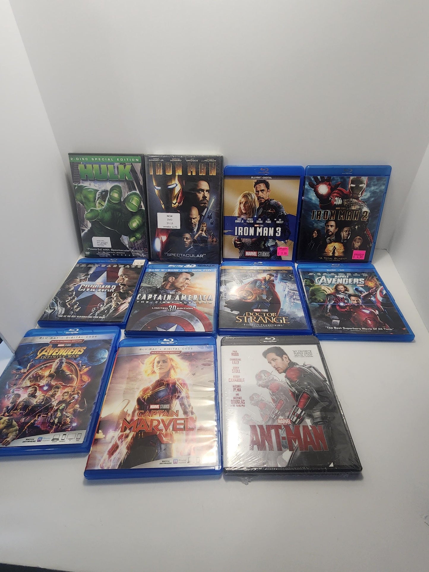 Marvel Blu Ray & Dvds - Movies - Superheros - Marvel - Marvel Movies