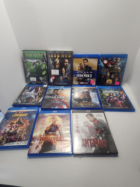 Marvel Blu Ray & Dvds - Movies - Superheros - Marvel - Marvel Movies