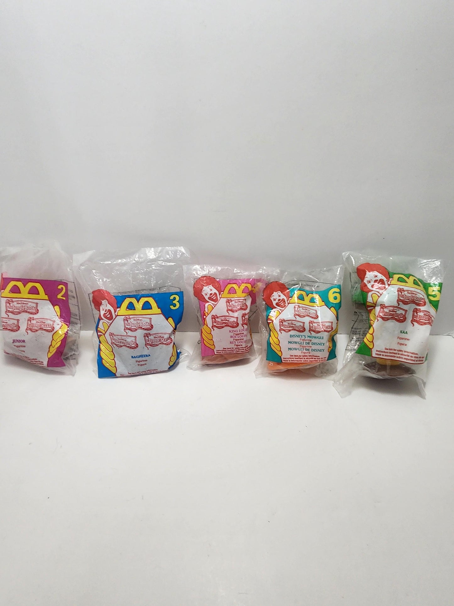 Disney The Jungle Book Candy Dispenser Figures - Mcdonalds Toys - Happy Meal Toys - Candy Dispensers - Jungle Book Toys